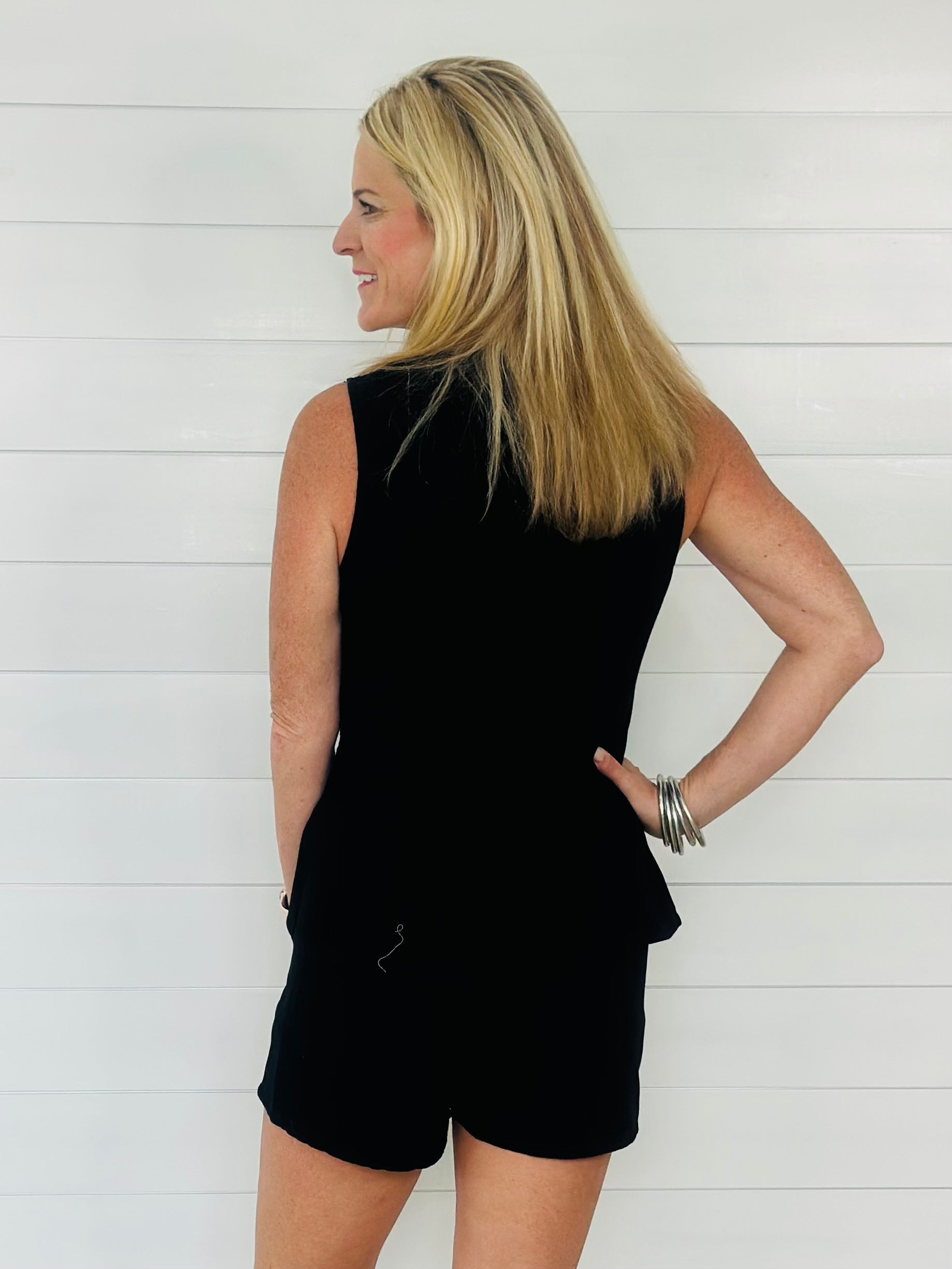 DANI DENIM SET-BLACK