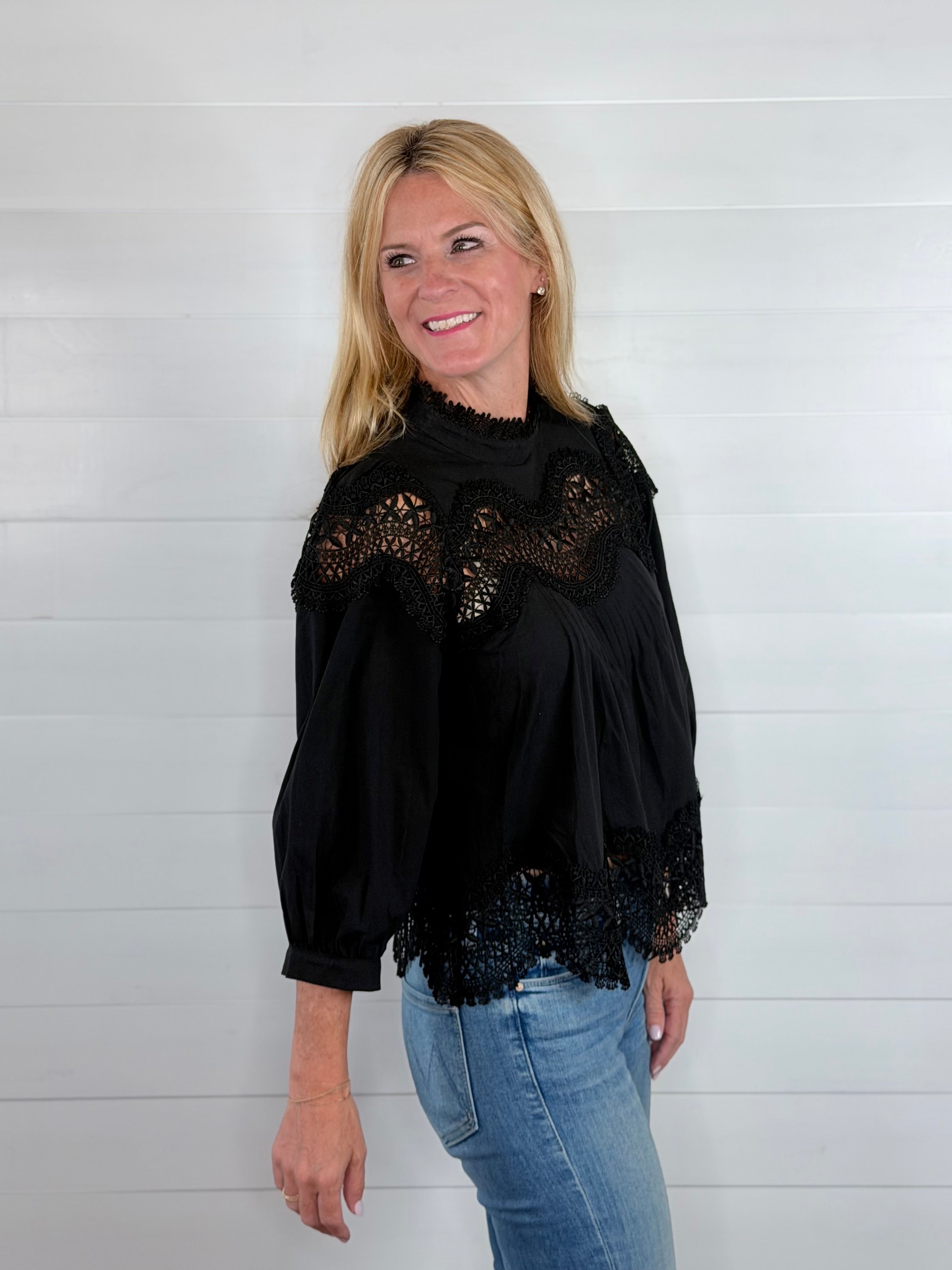 POLLY LACE TOP