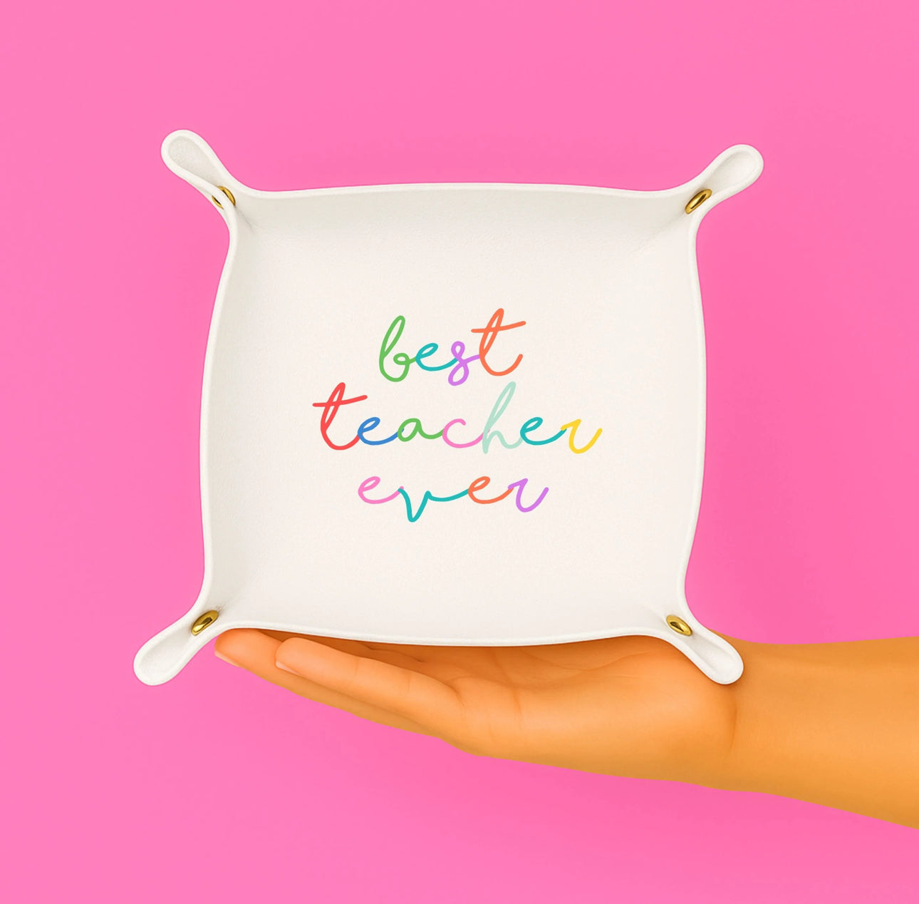 TRINIKET TRAY-BEST TEACHER