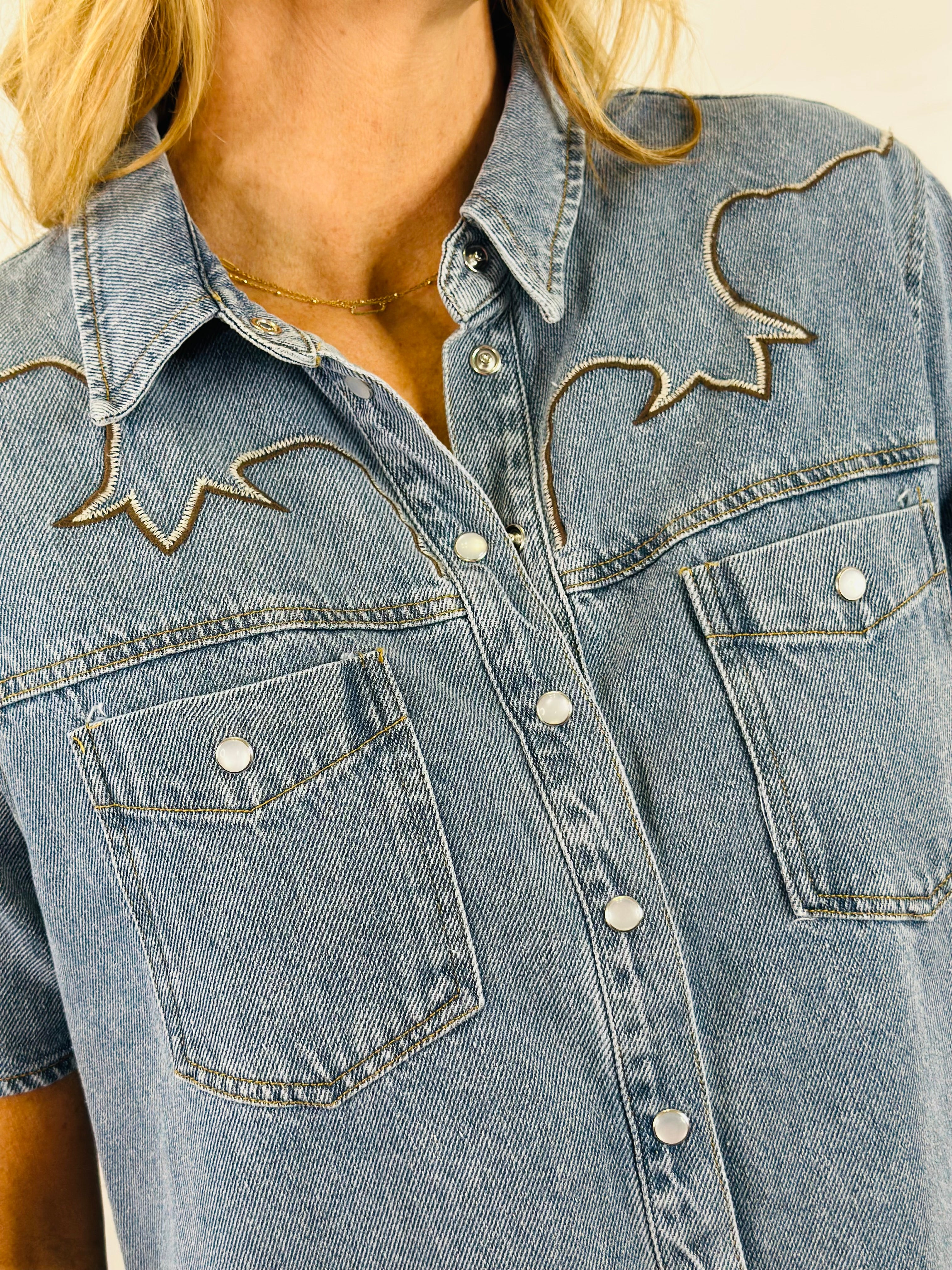 WILD WEST DENIM DRESS