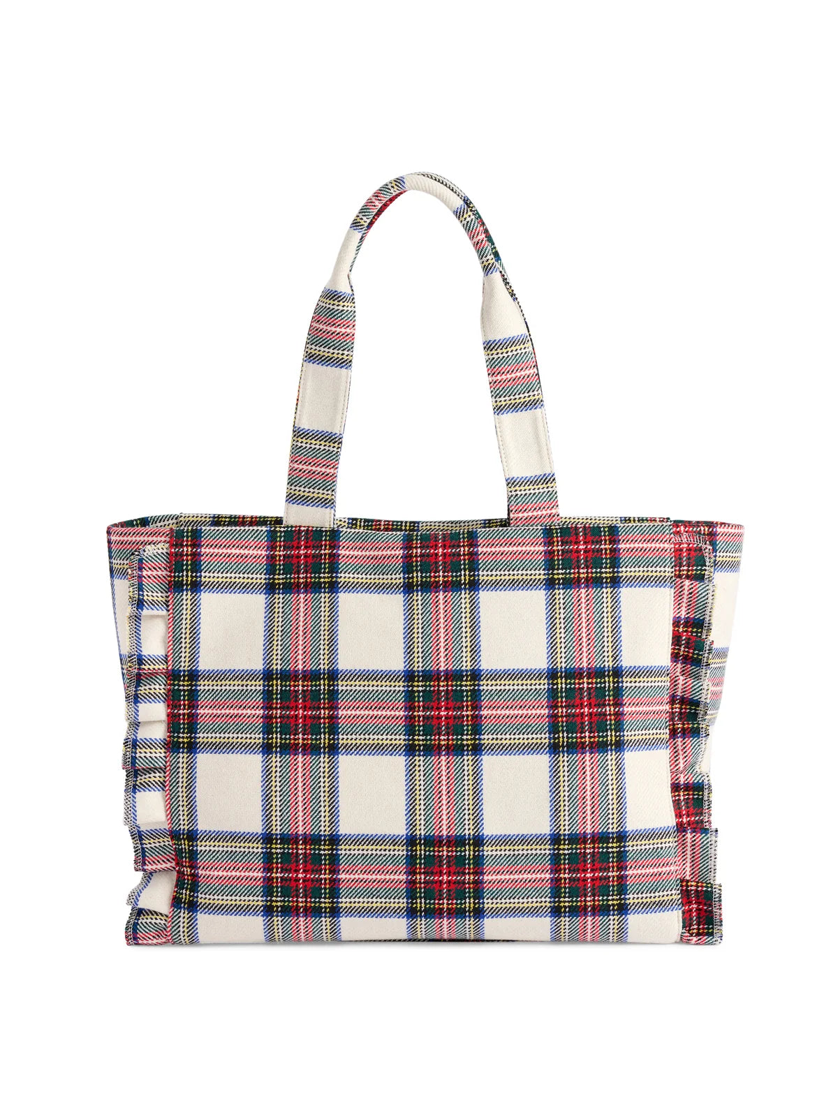 SCOTTIE RUFFLE TOTE-IVORY