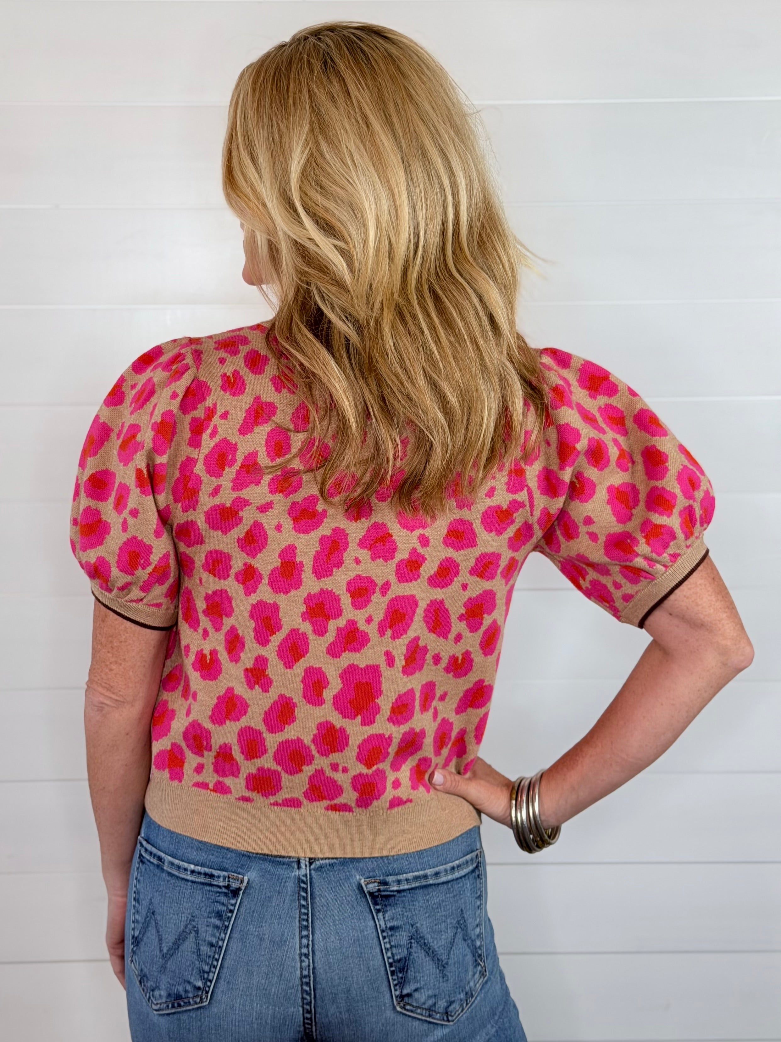 CHEERFUL CHEETAH SWEATER