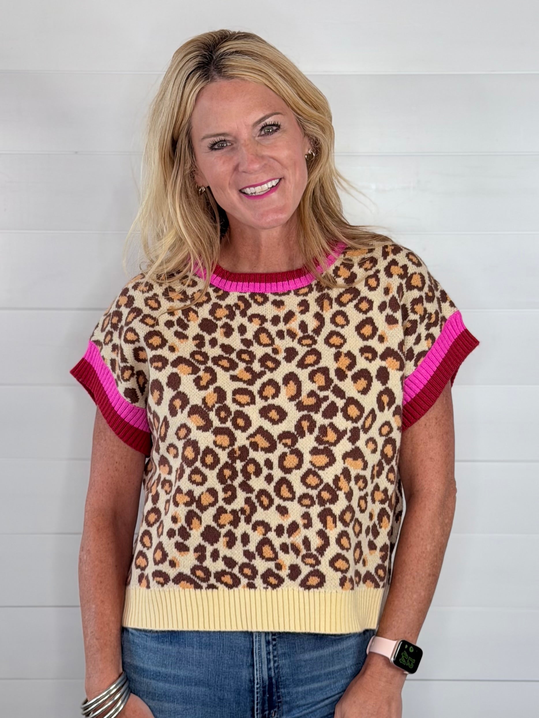 LUCY LEOPARD SWEATER