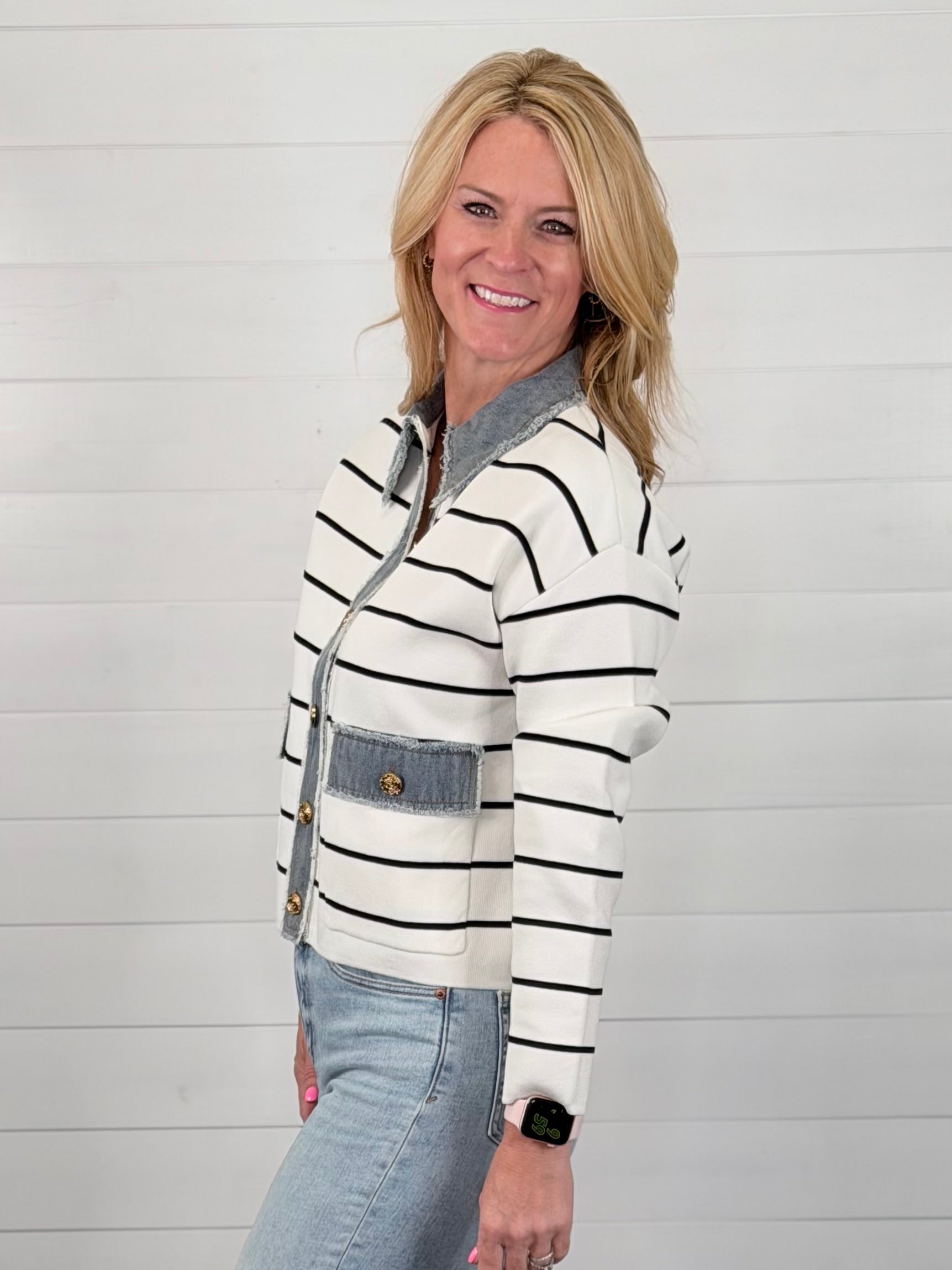 SAYLOR STRIPE TOP