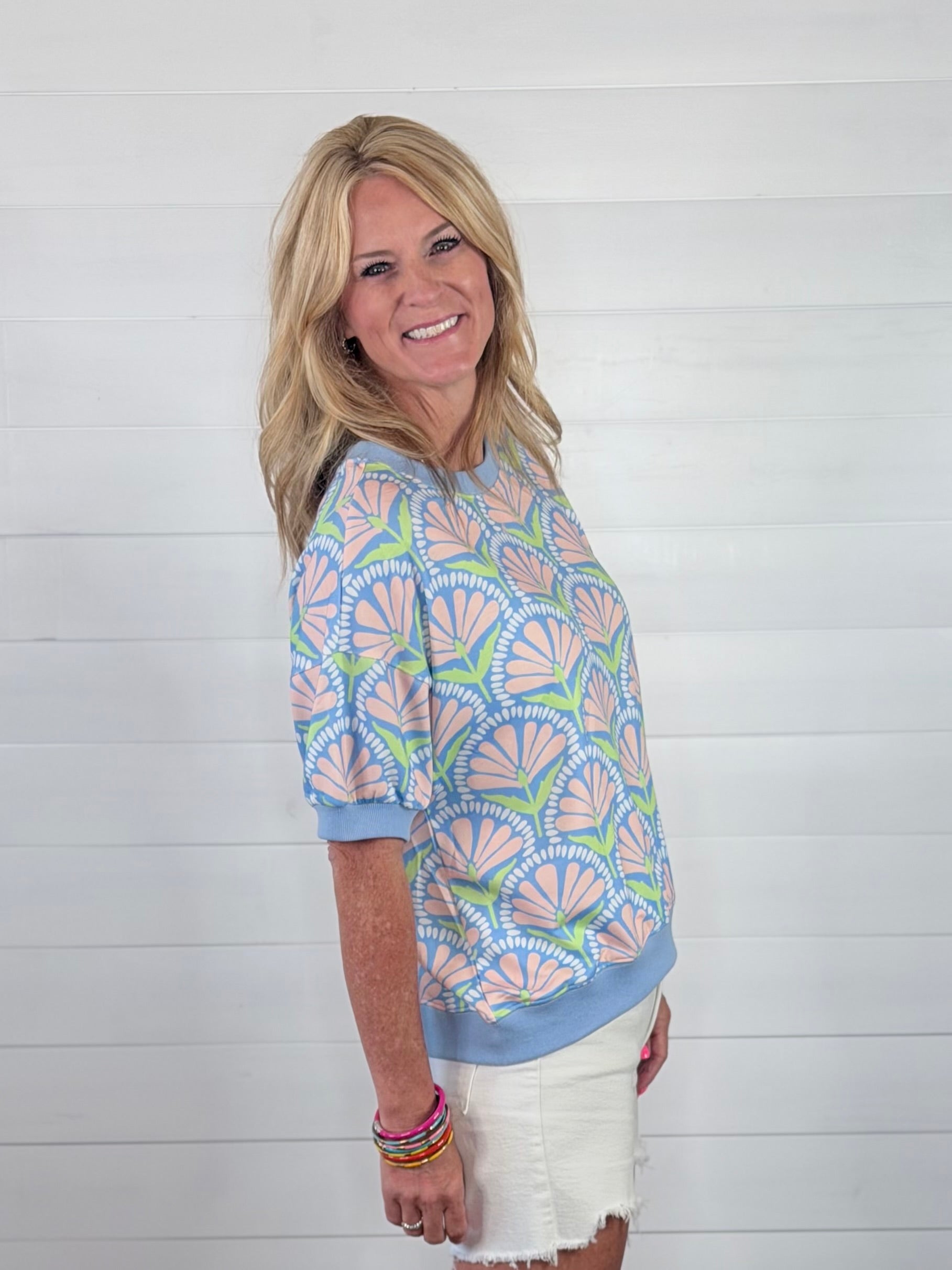 SUMMER PASTELS TOP