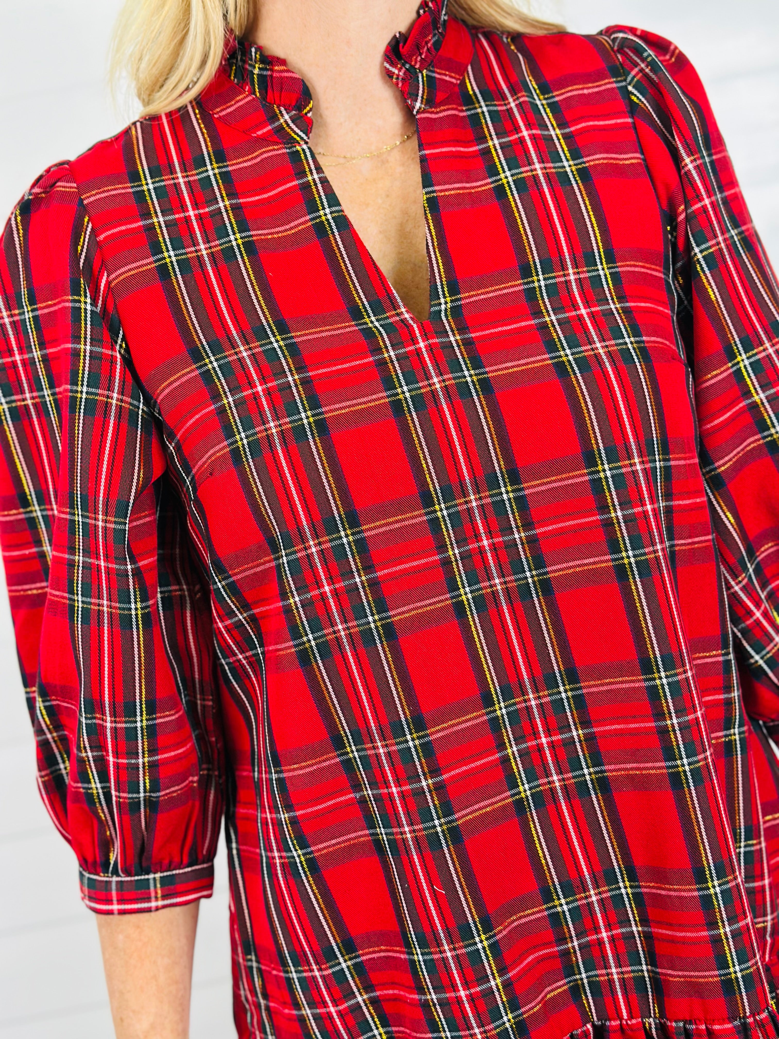 PERFECT IN PLAID DRESS