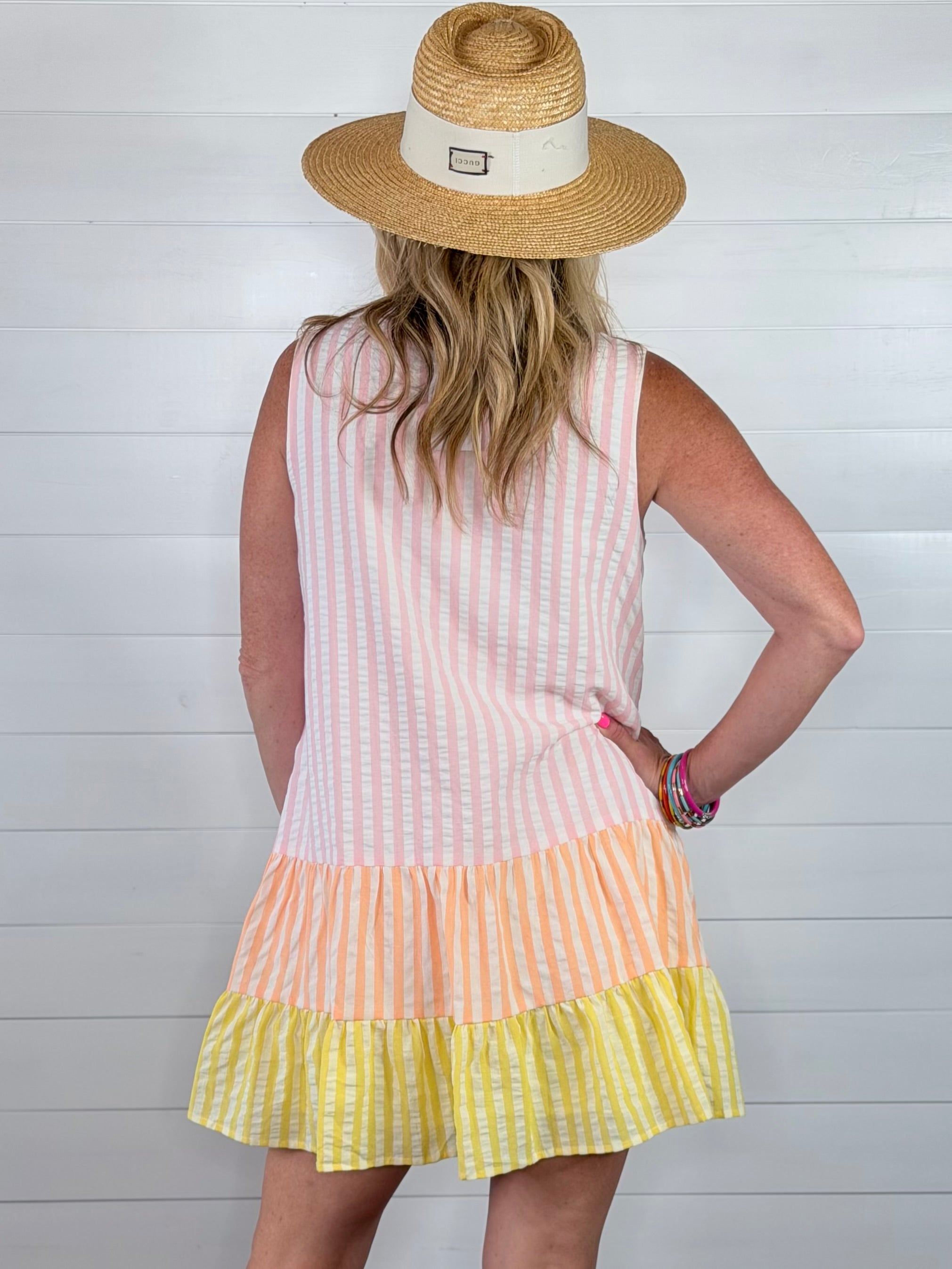 SOFT SUMMER STRIPES DRESS