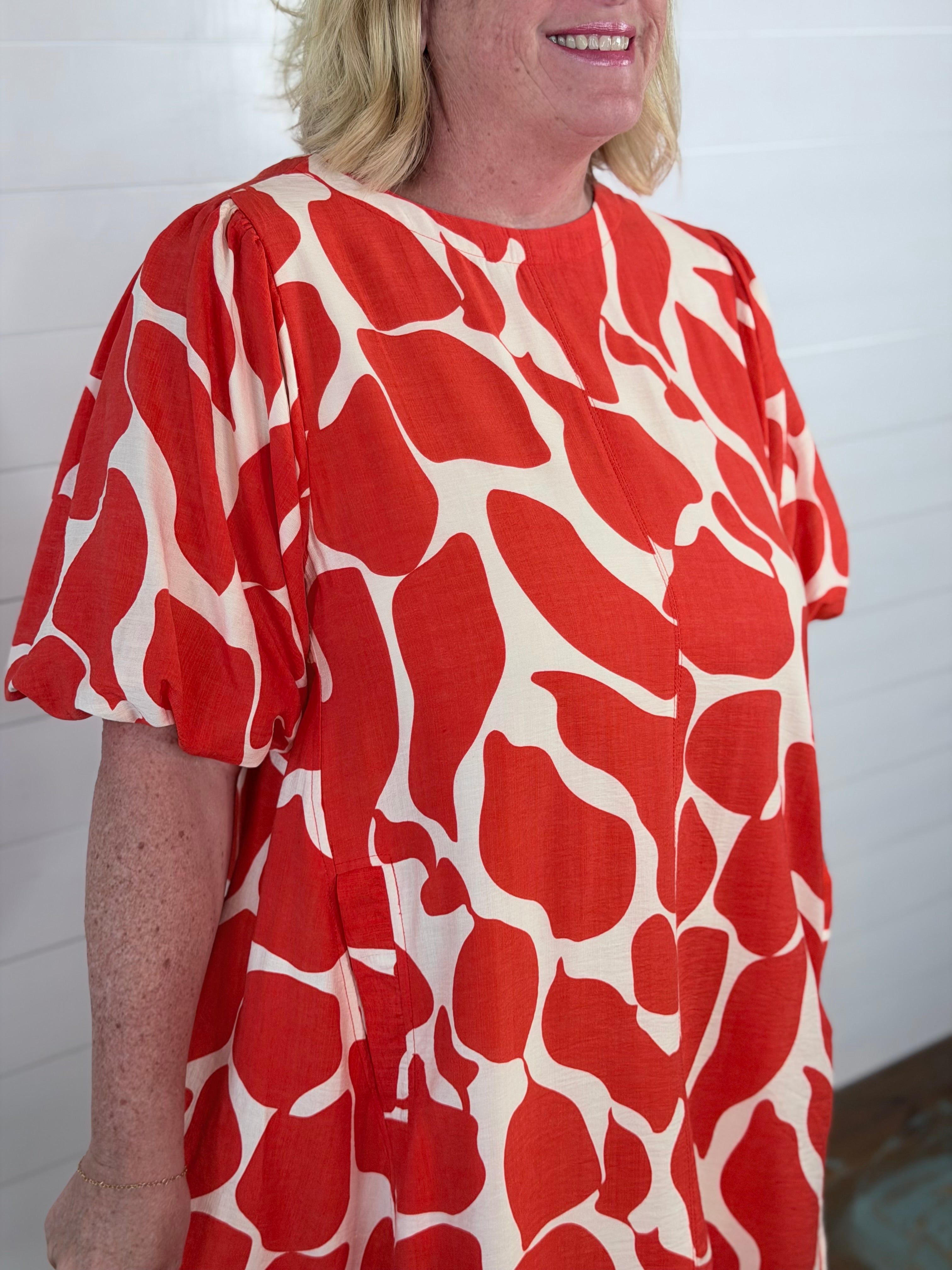 PAINT THE TOWN RED DRESS