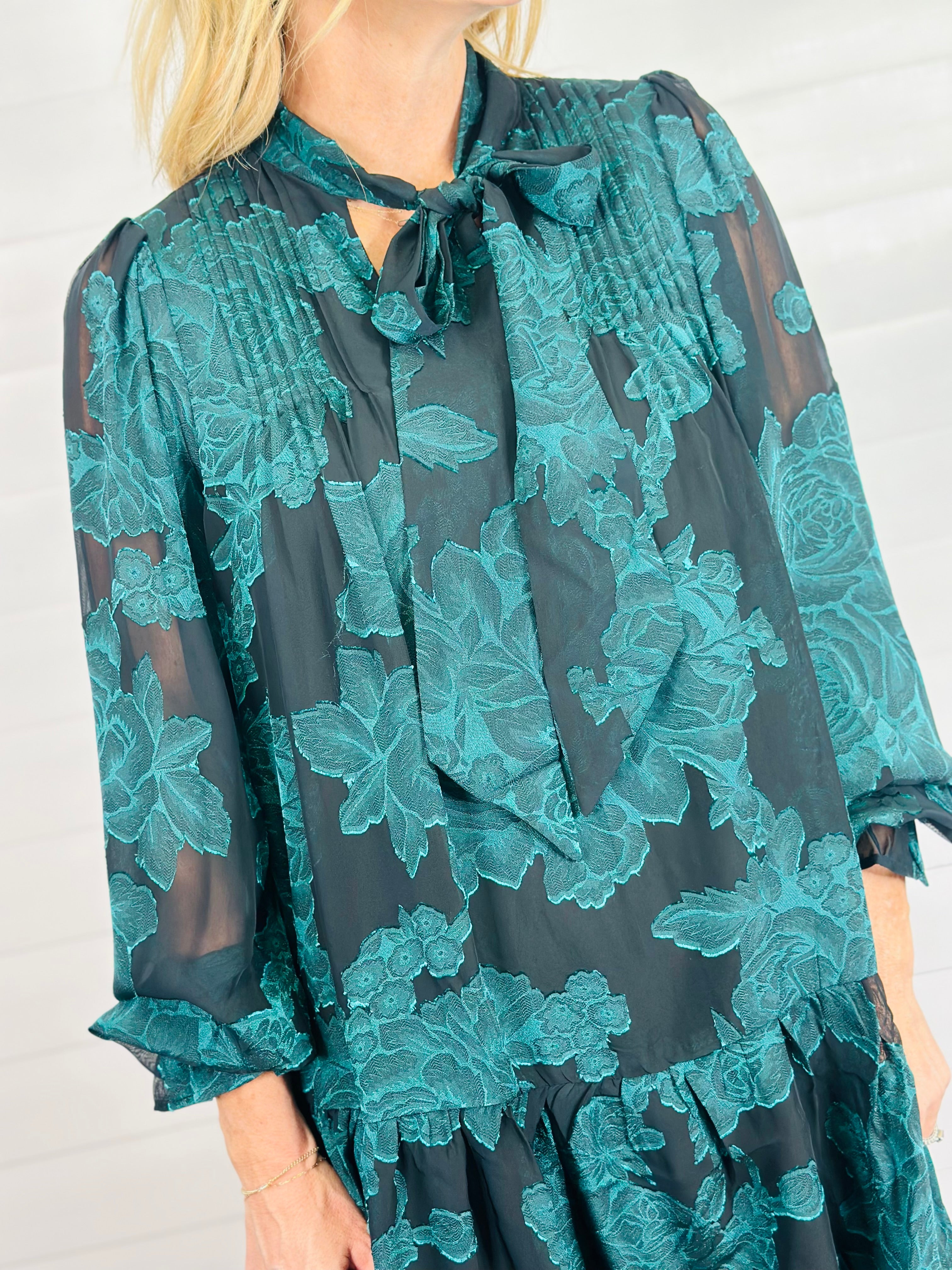 ELEGANT FLORALS DRESS