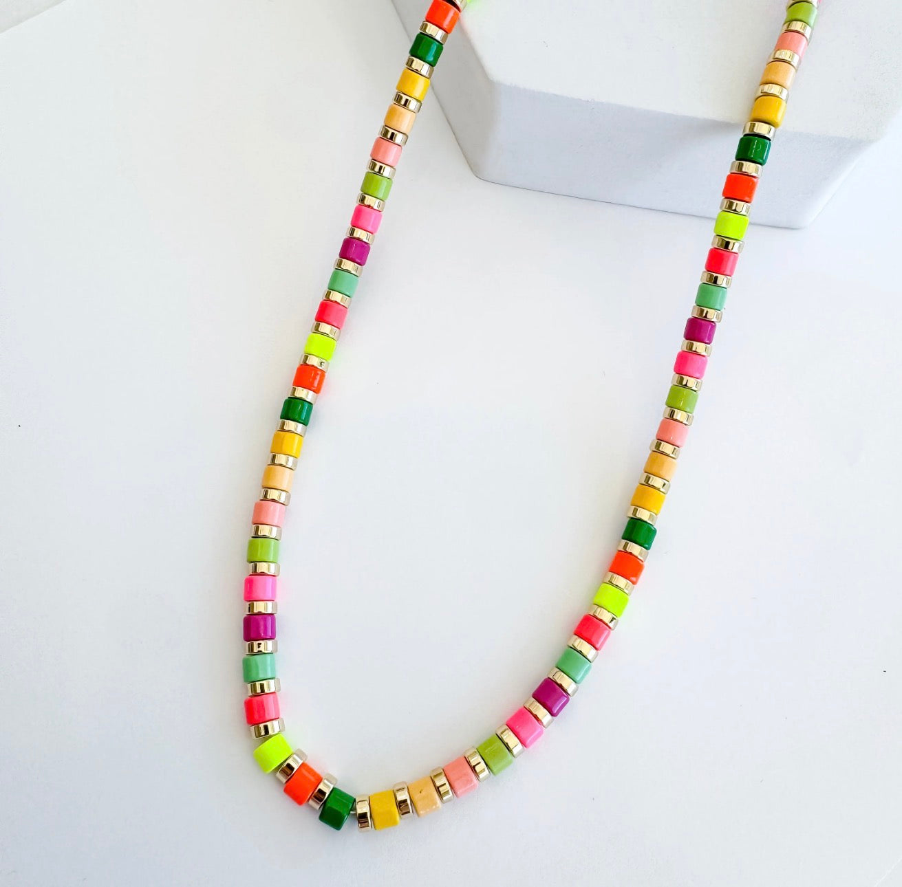 BRIGHT TILES NECKLACE