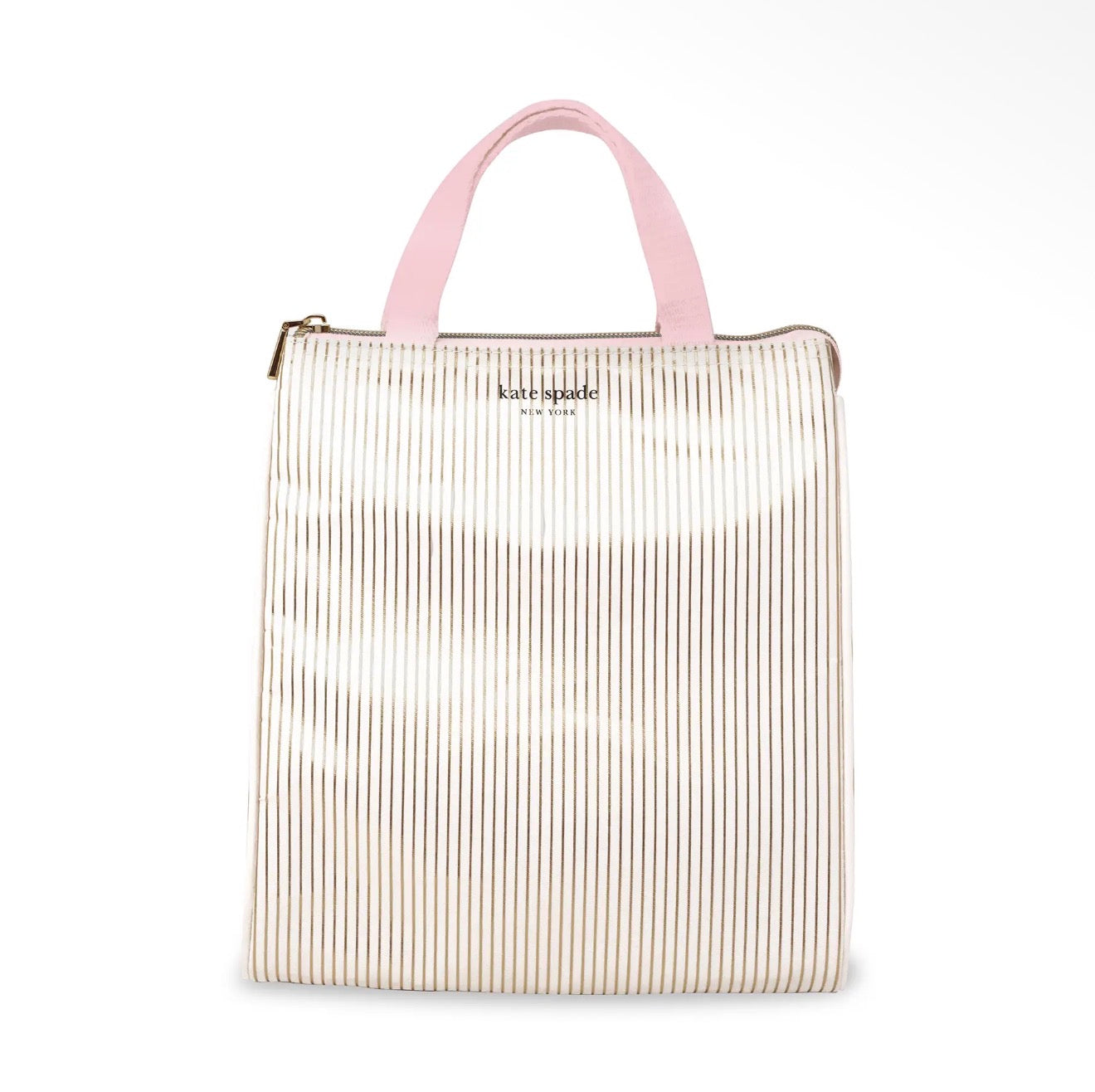 KATE SPADE GOLD STRIPE LUNCH KIT