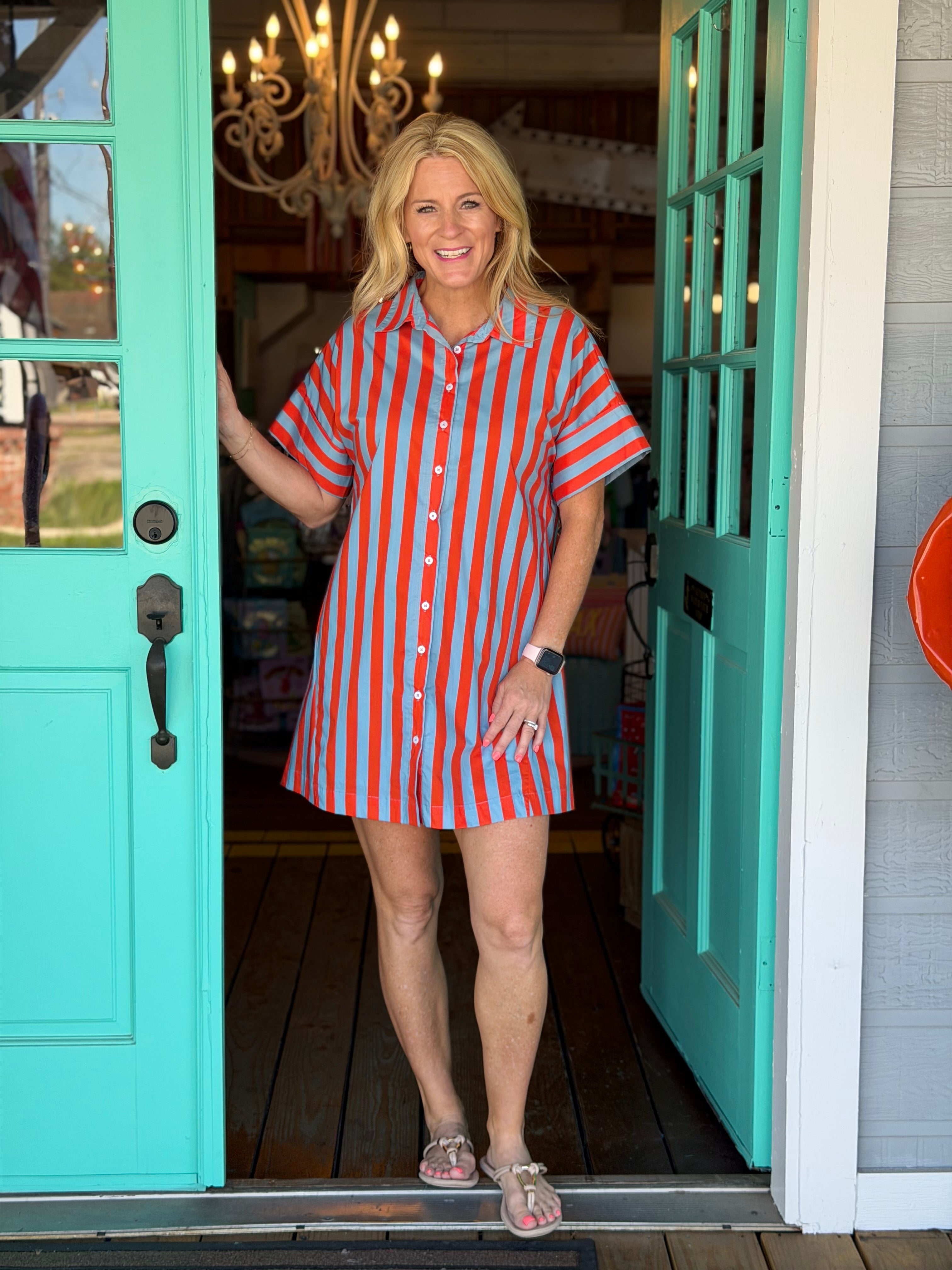 WINNIE STRIPED DRESS