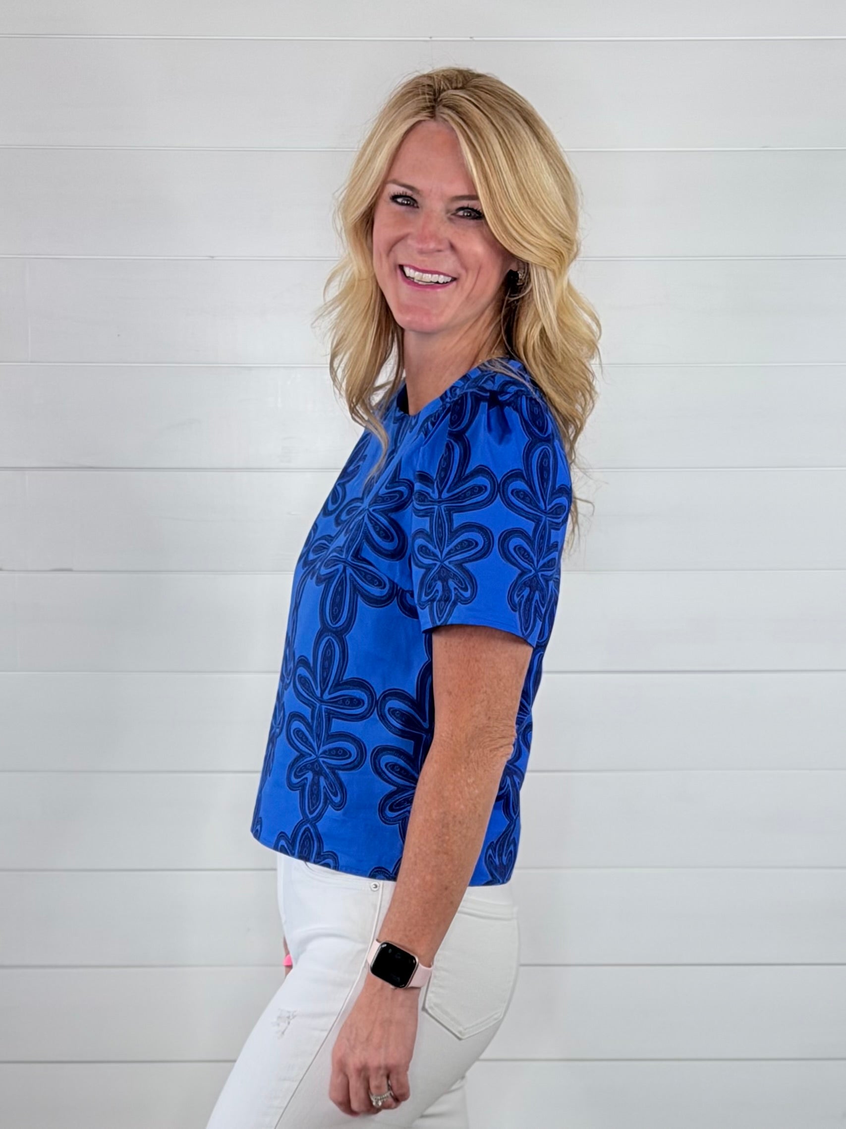 SUMMER BLUES TOP