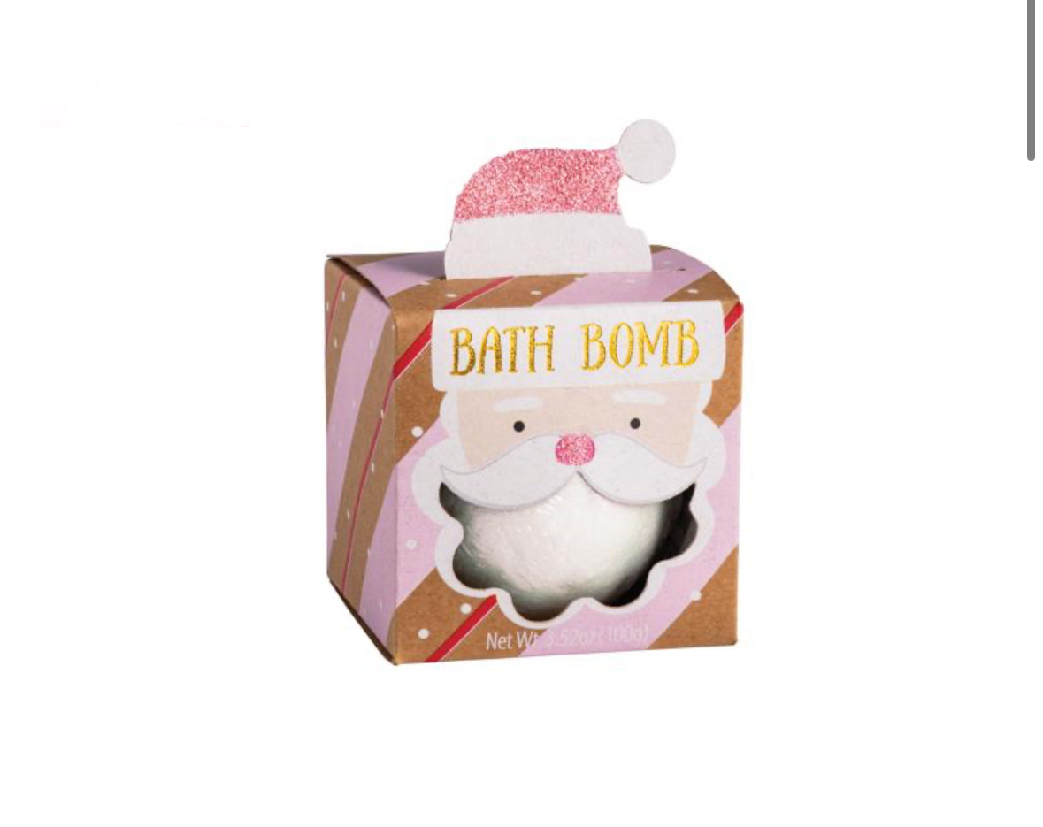 PINK CHRISTMAS BATH BOMB