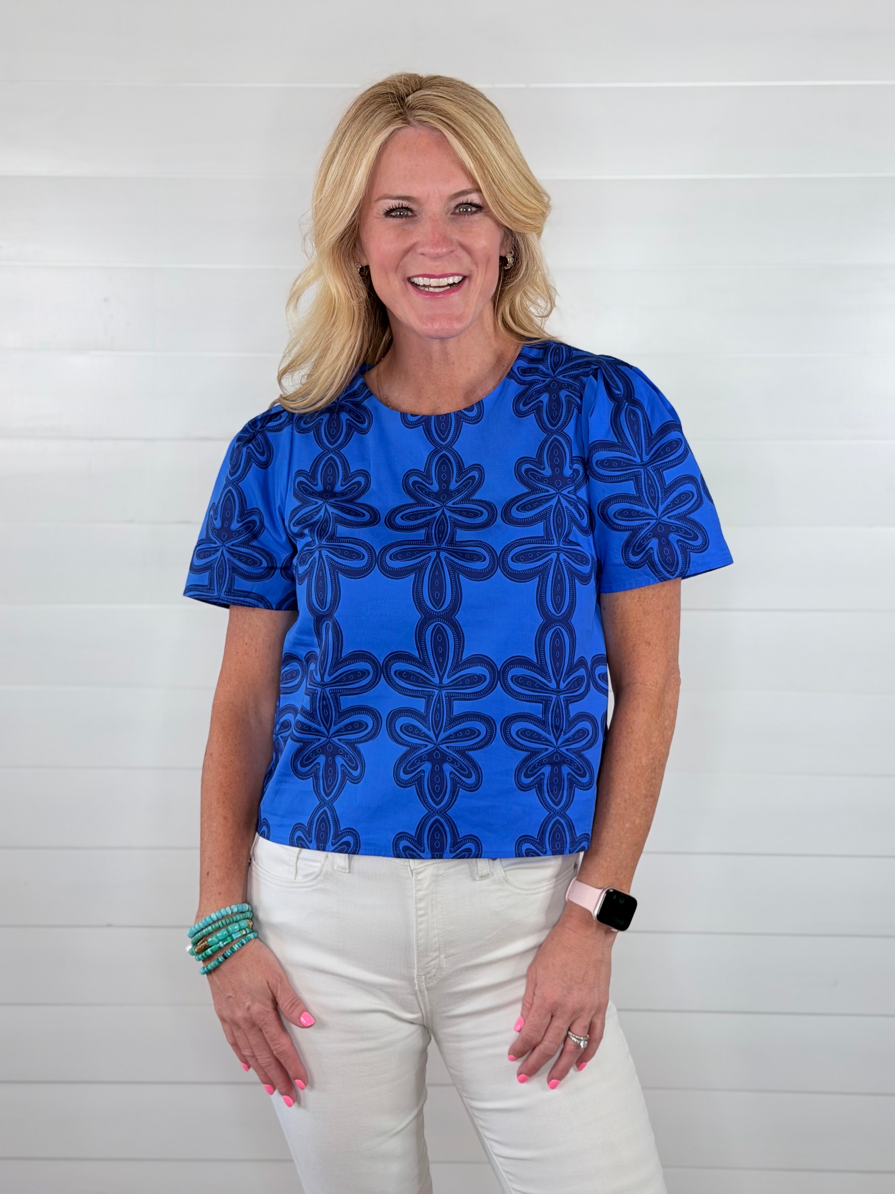 SUMMER BLUES TOP
