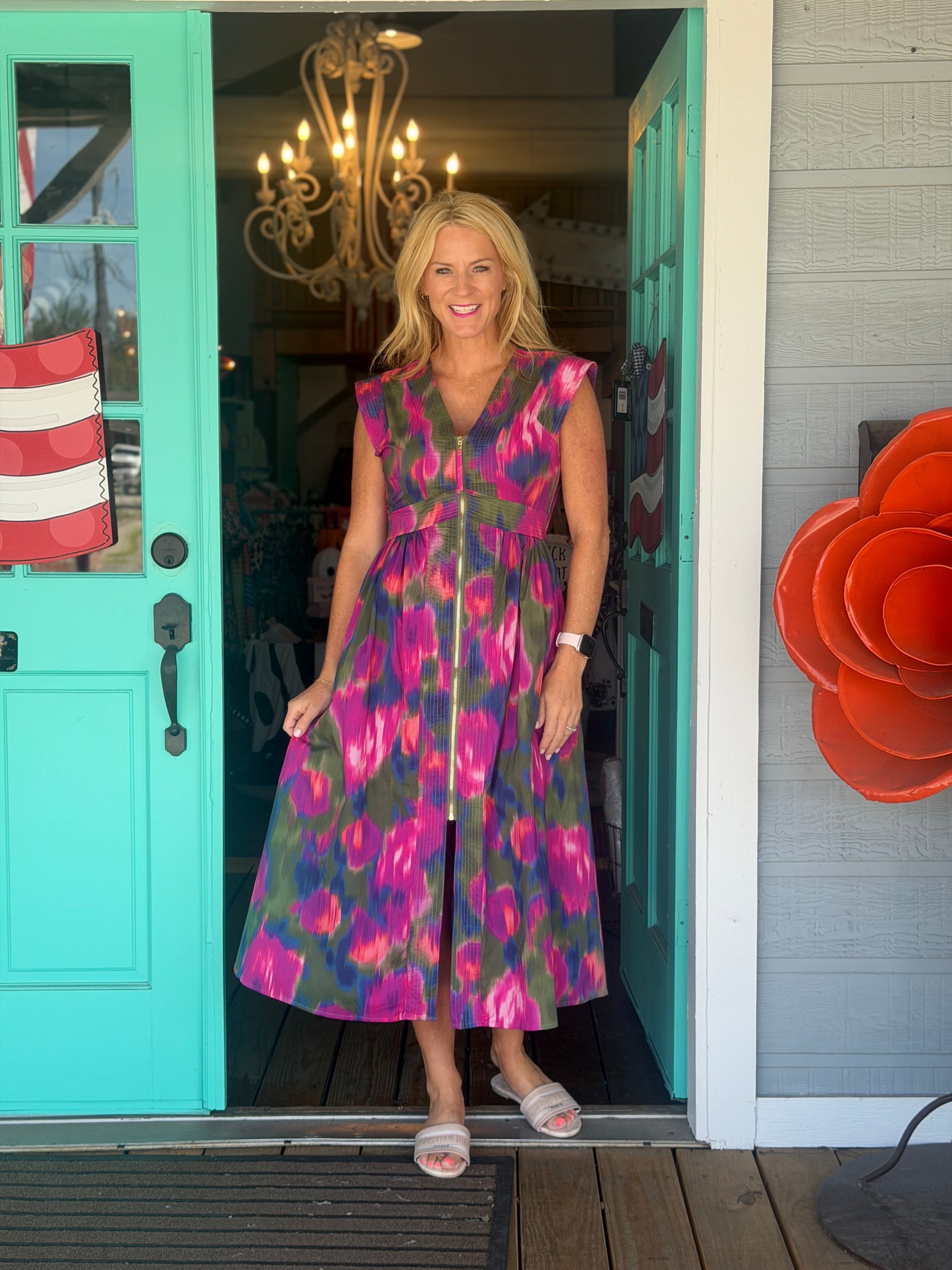 FALL ABSTRACT DRESS