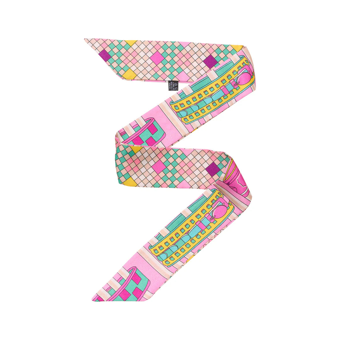 PARIS TWILLY SCARF-PINK