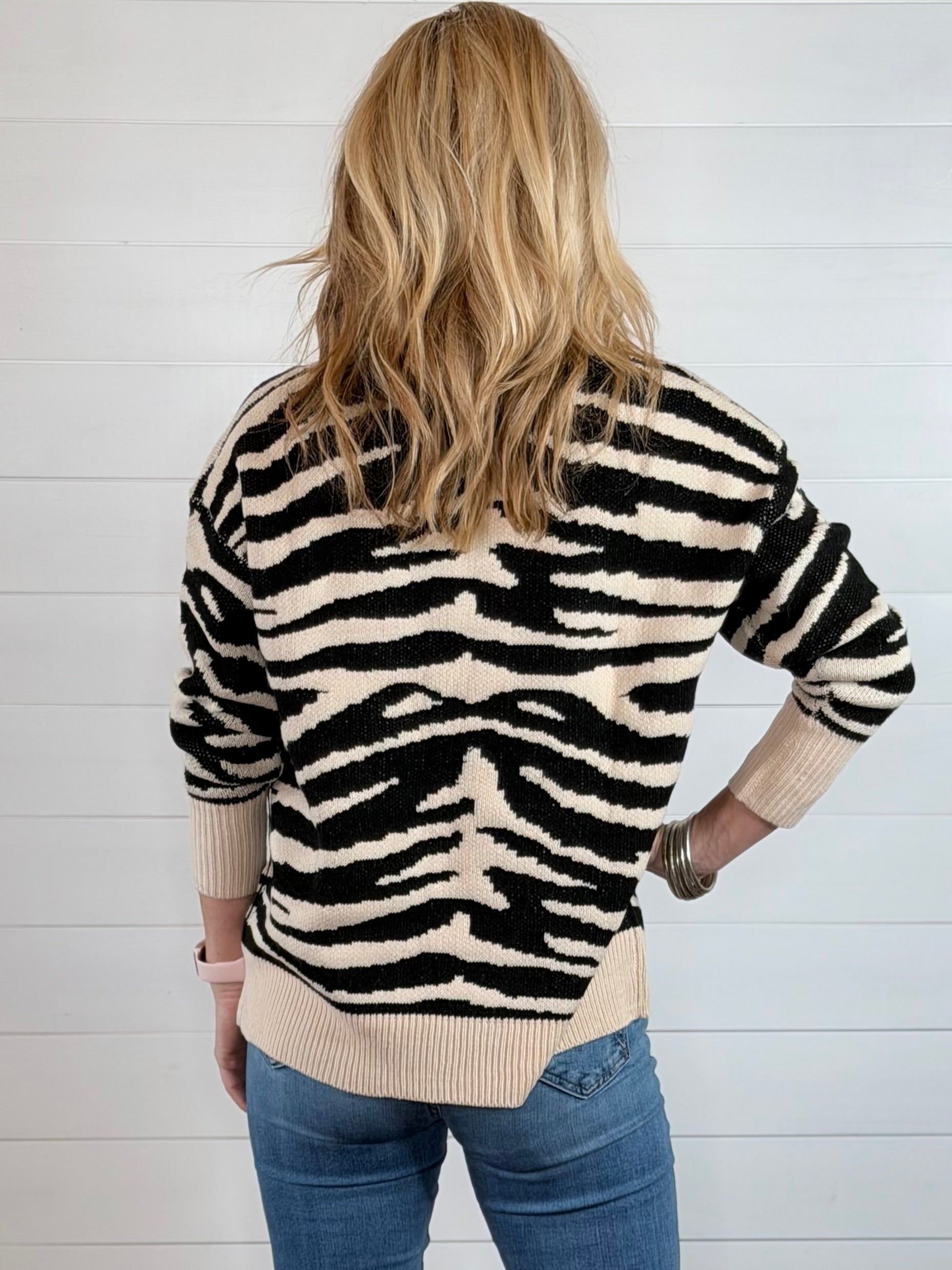 MARLEY ZEBRA SWEATER