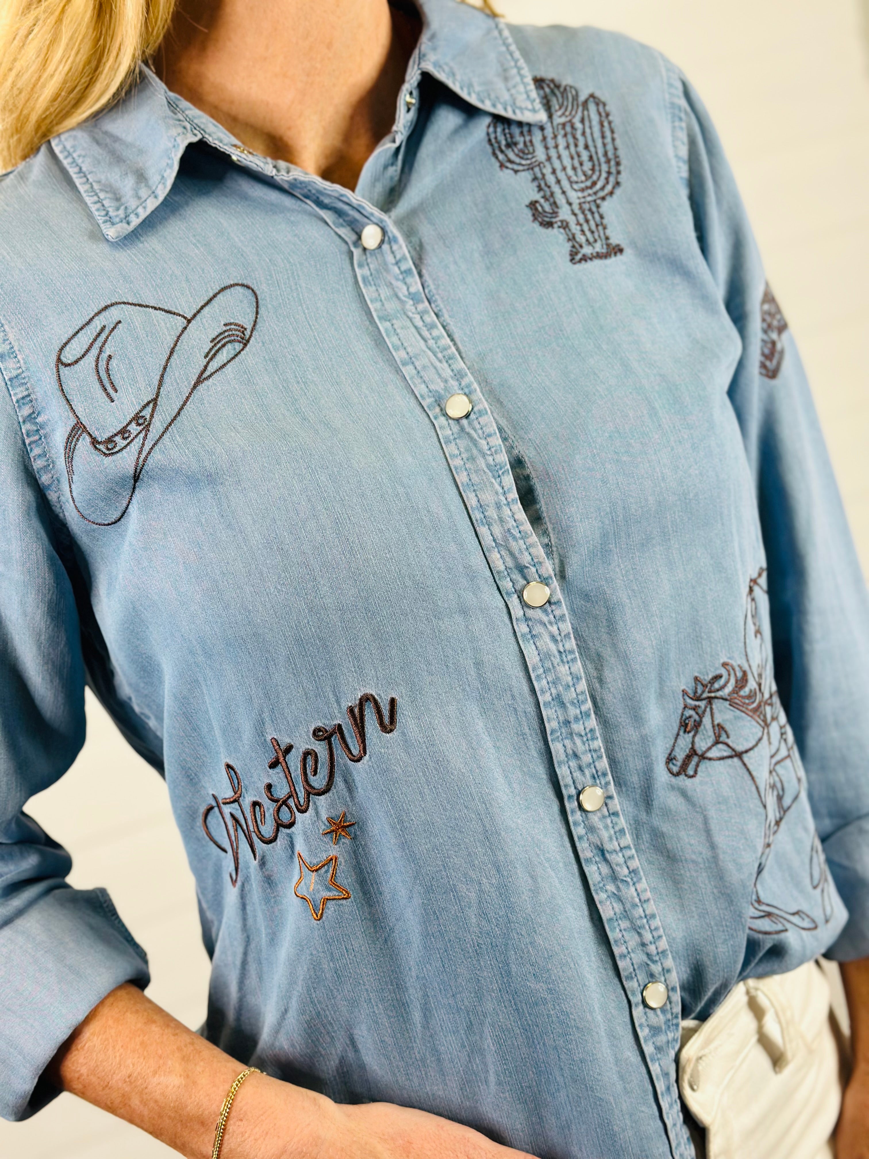 REBA DENIM SHIRT