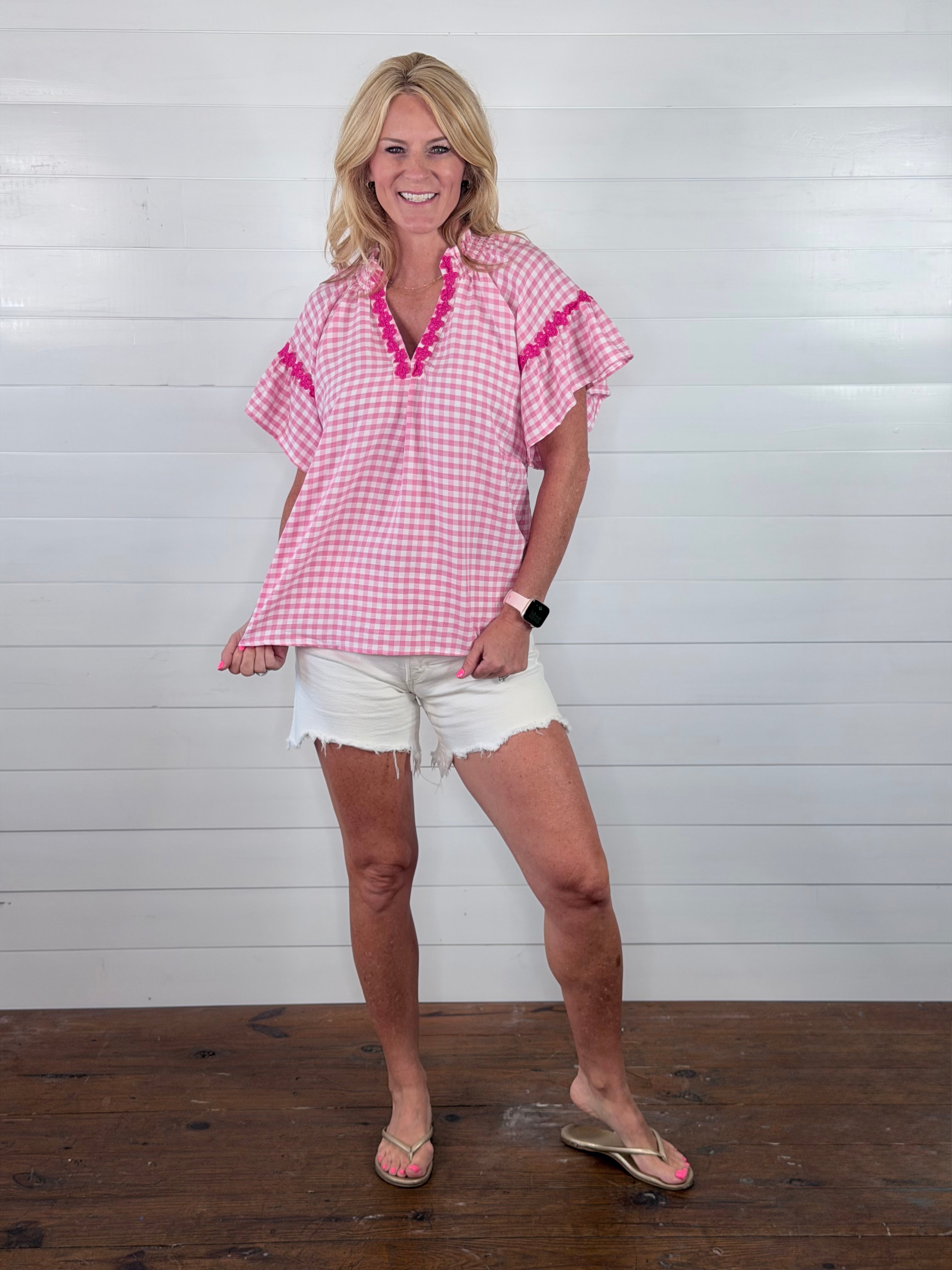 PINK POSEY TOP