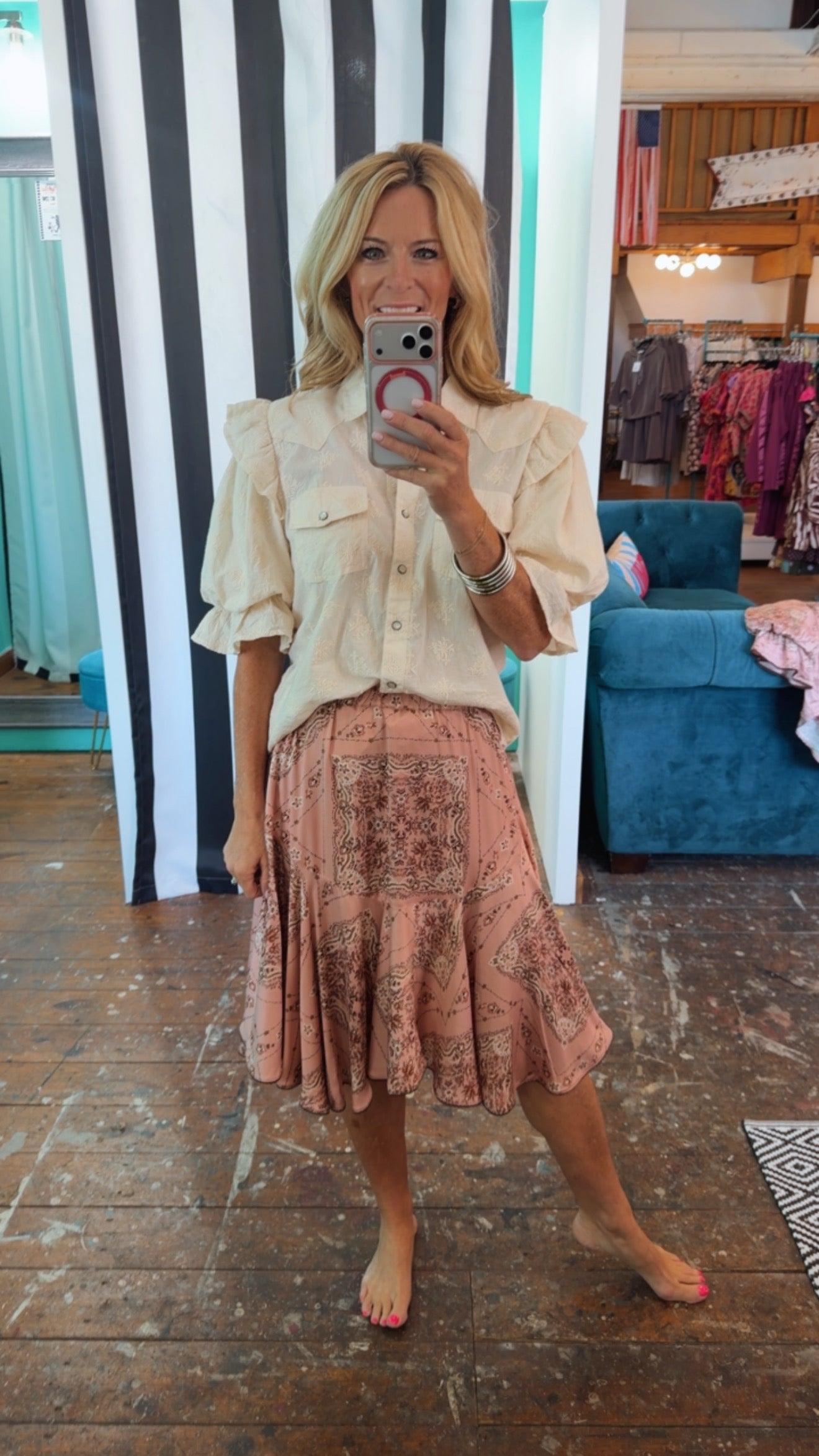 BANDANA SWING SKIRT