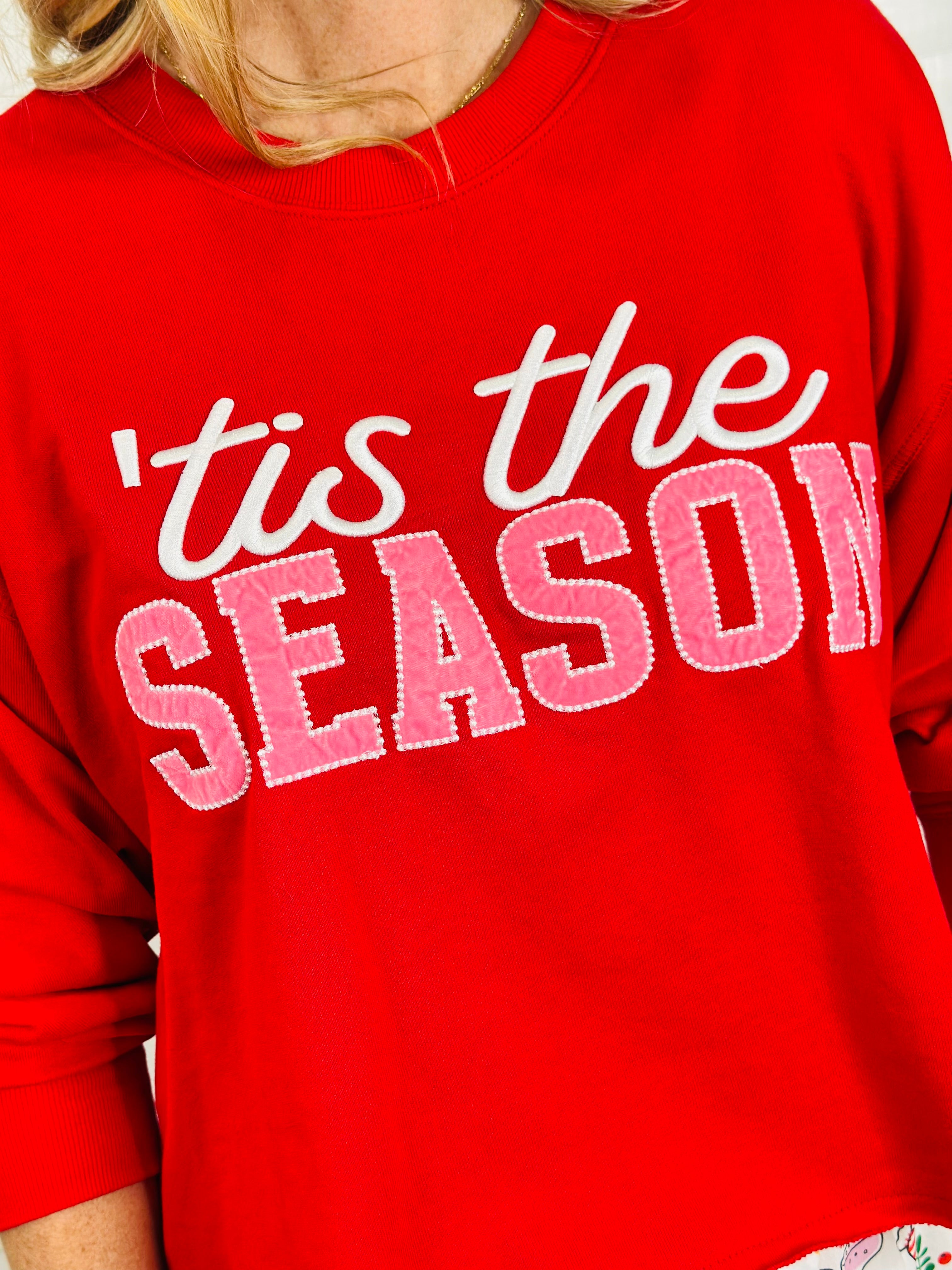 TIS THE SEASON TOP-RED