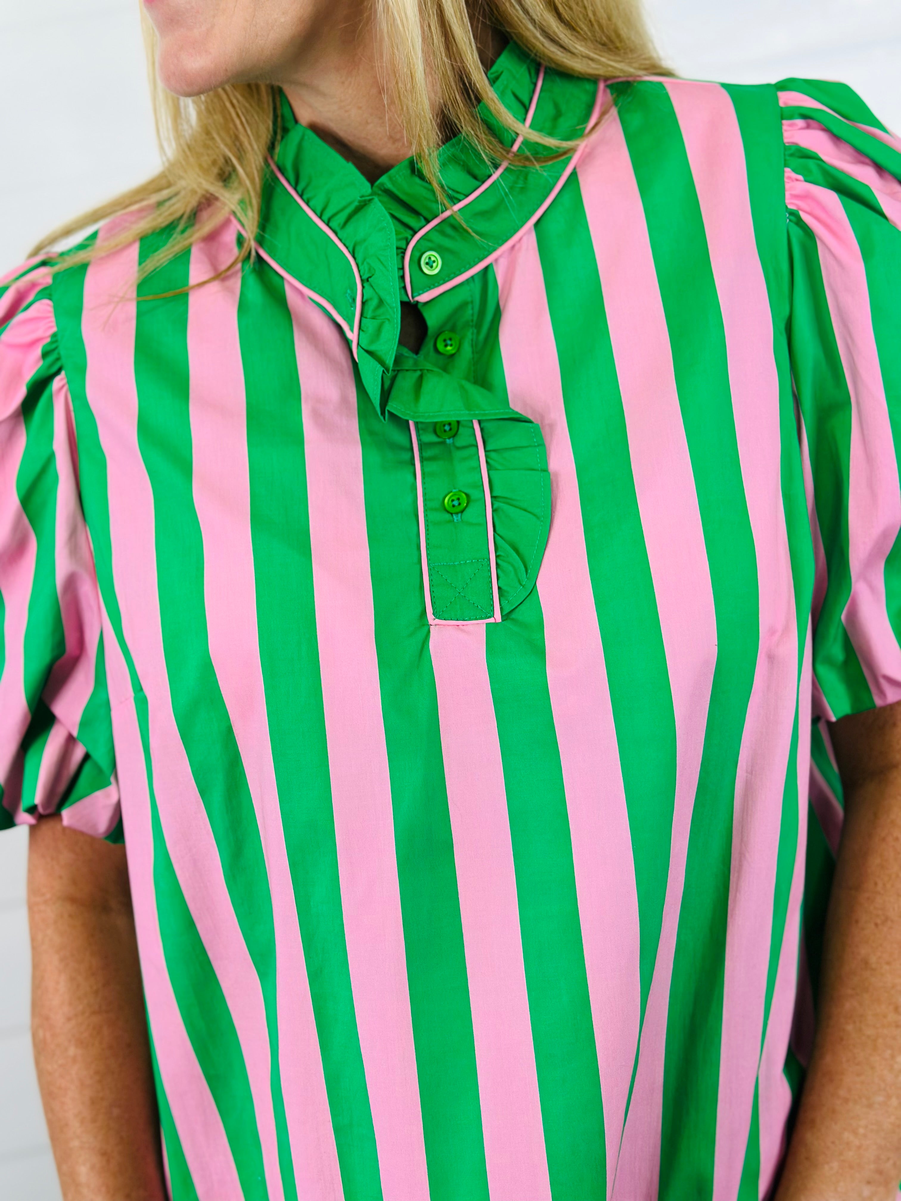 GRACIE STRIPED DRESS