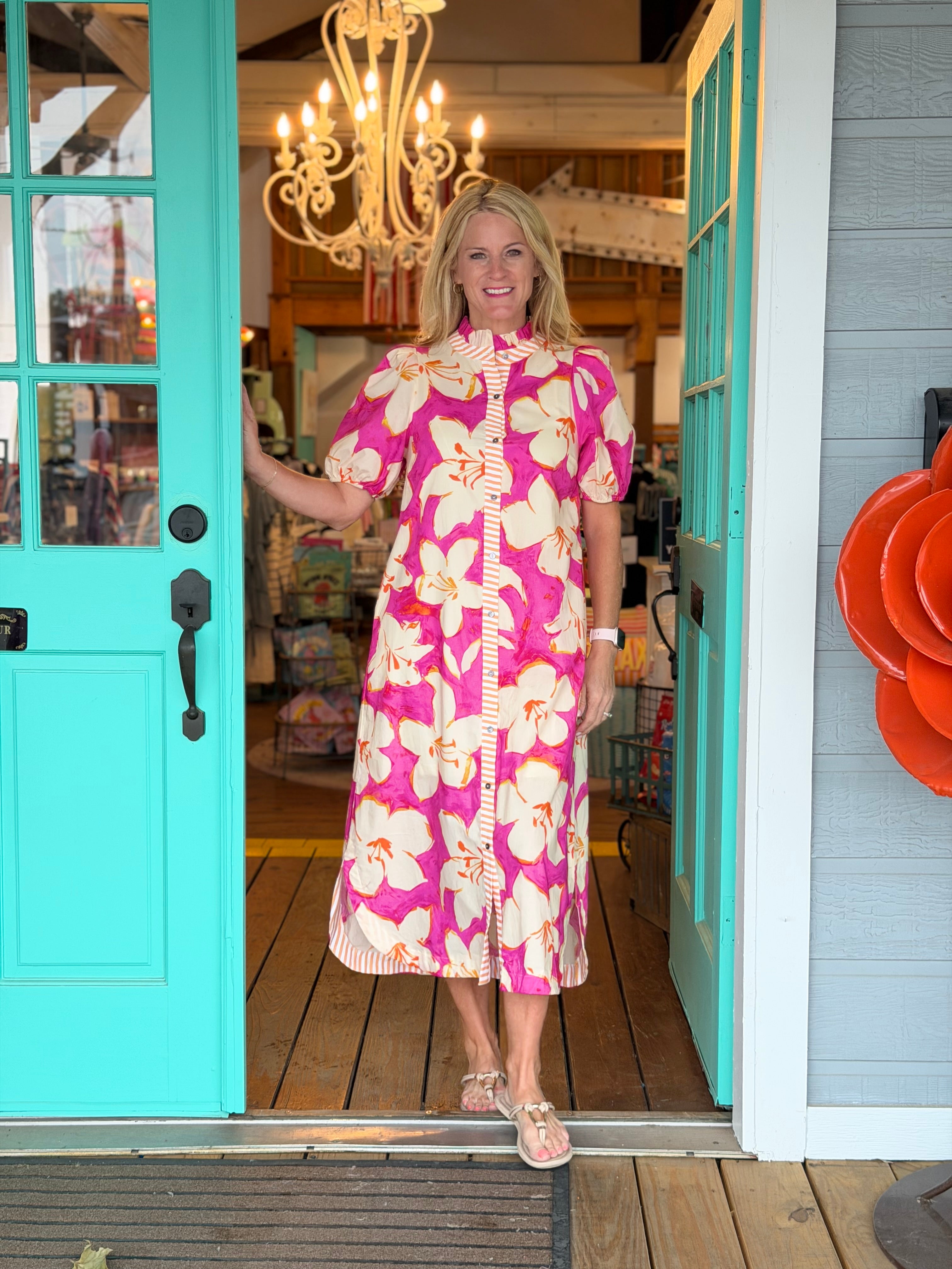 BRIGHT BLOOMS DRESS