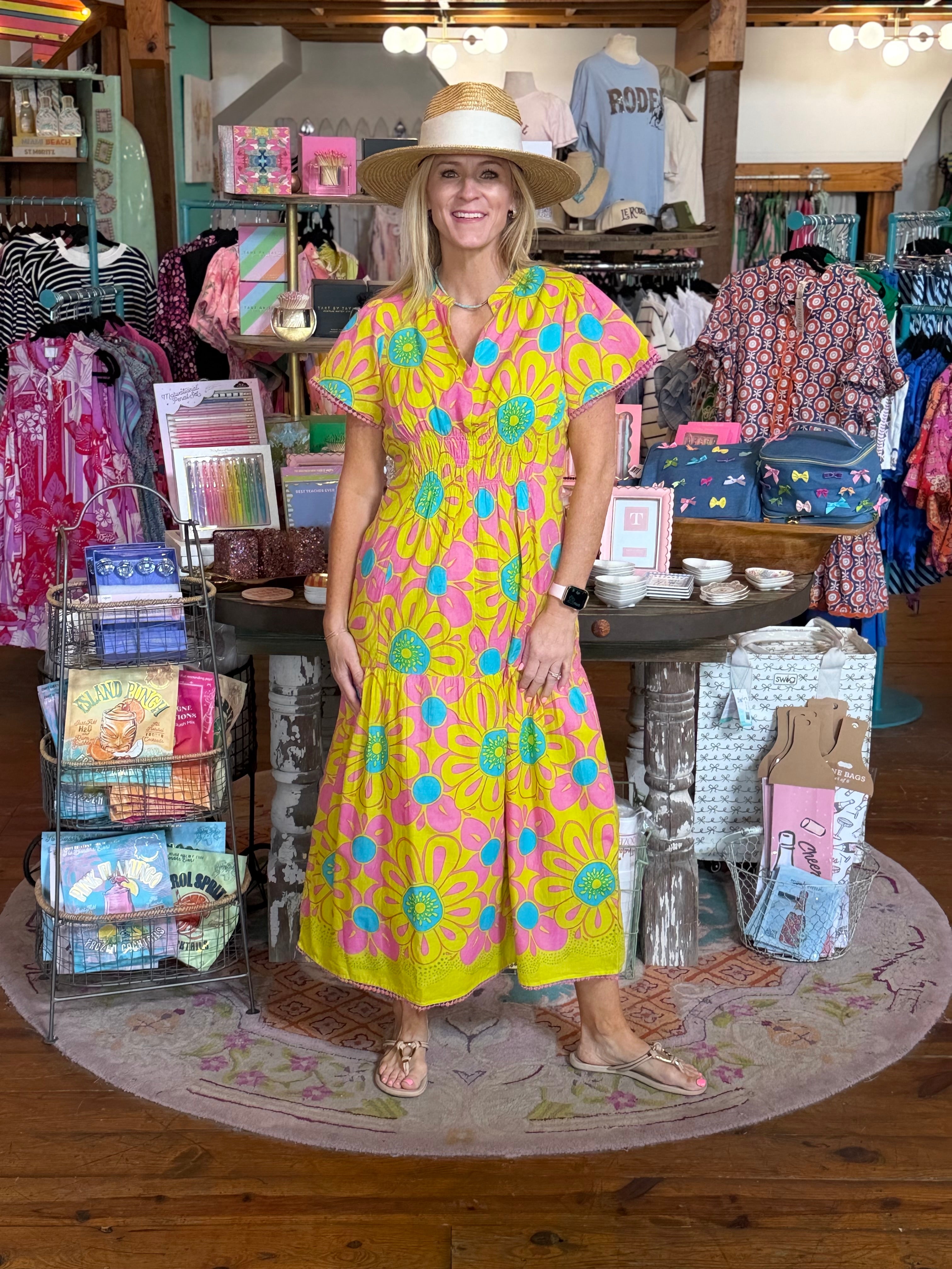 DAISY BORDER DRESS