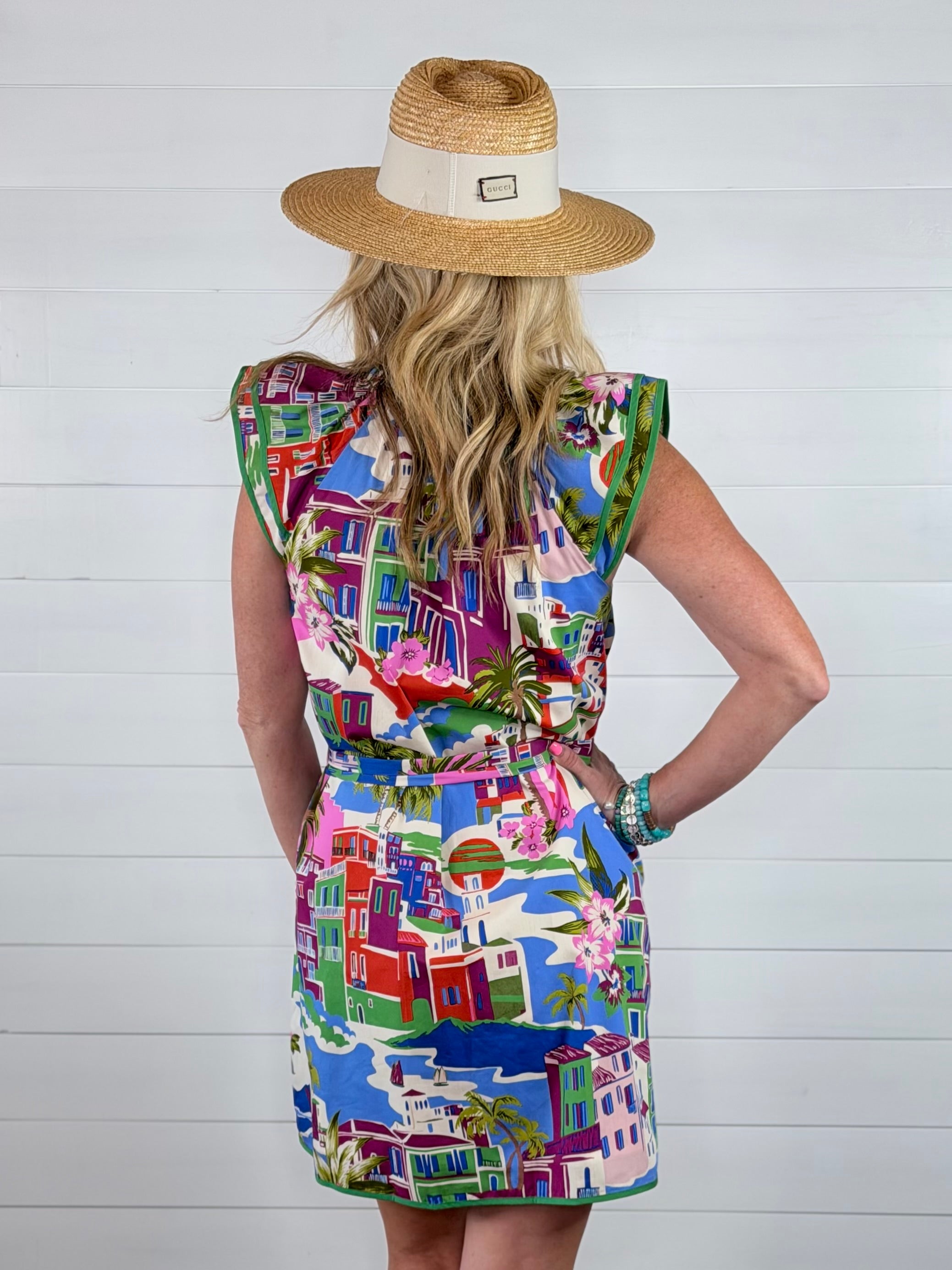 TROPICAL TOWN DRESS