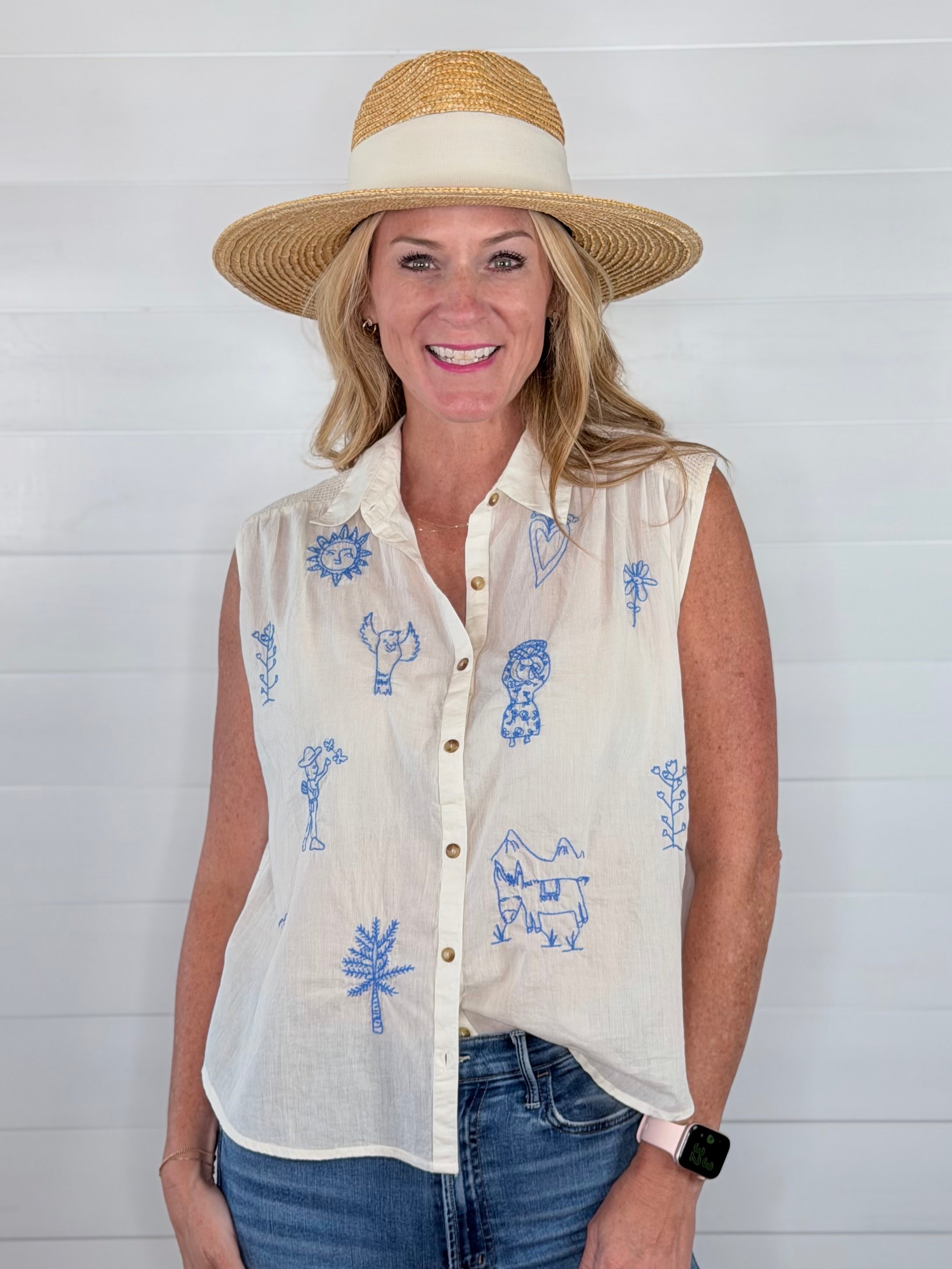 MILAGRO SLEEVELESS TOP