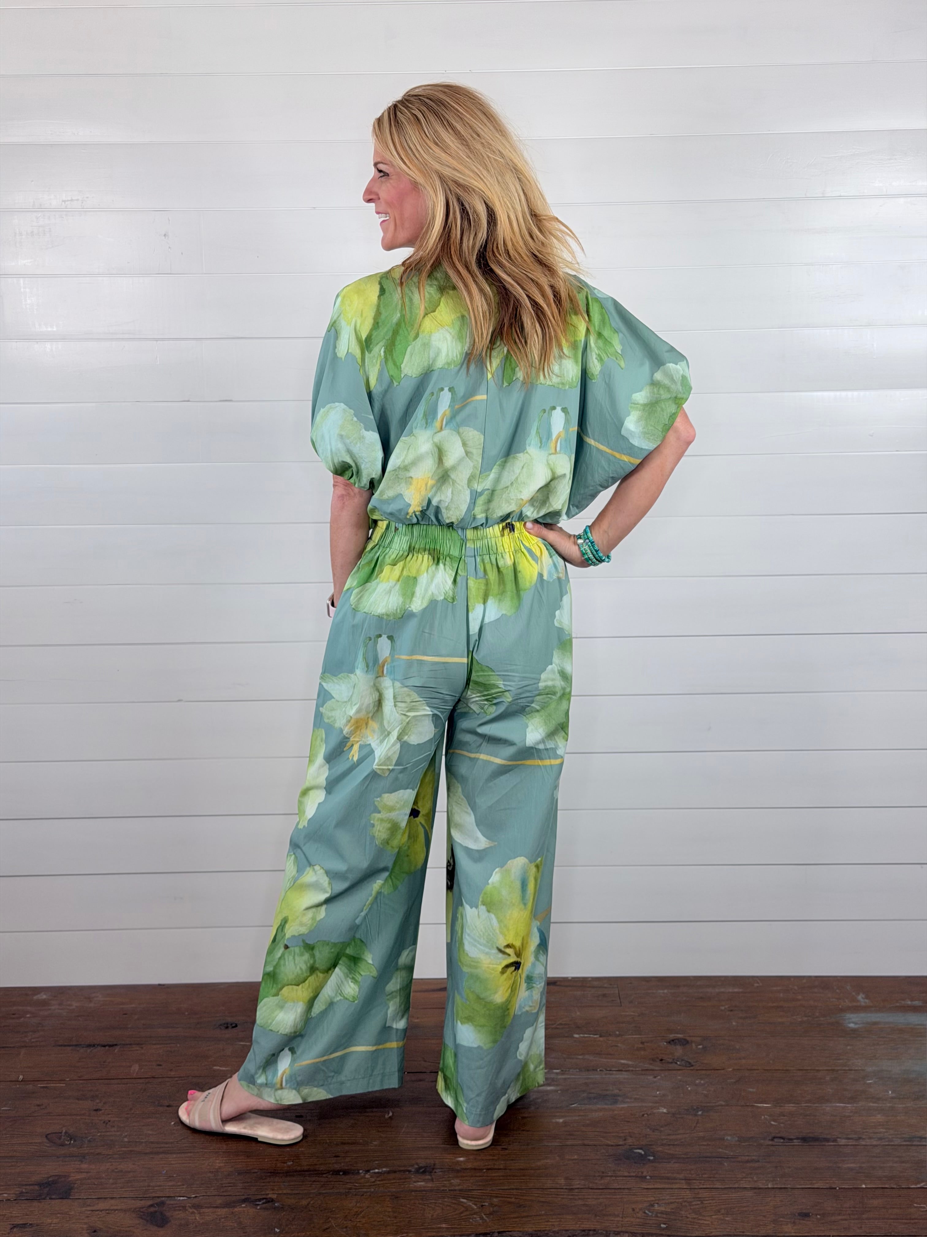 WATERCOLOR BLOOMS PANTS