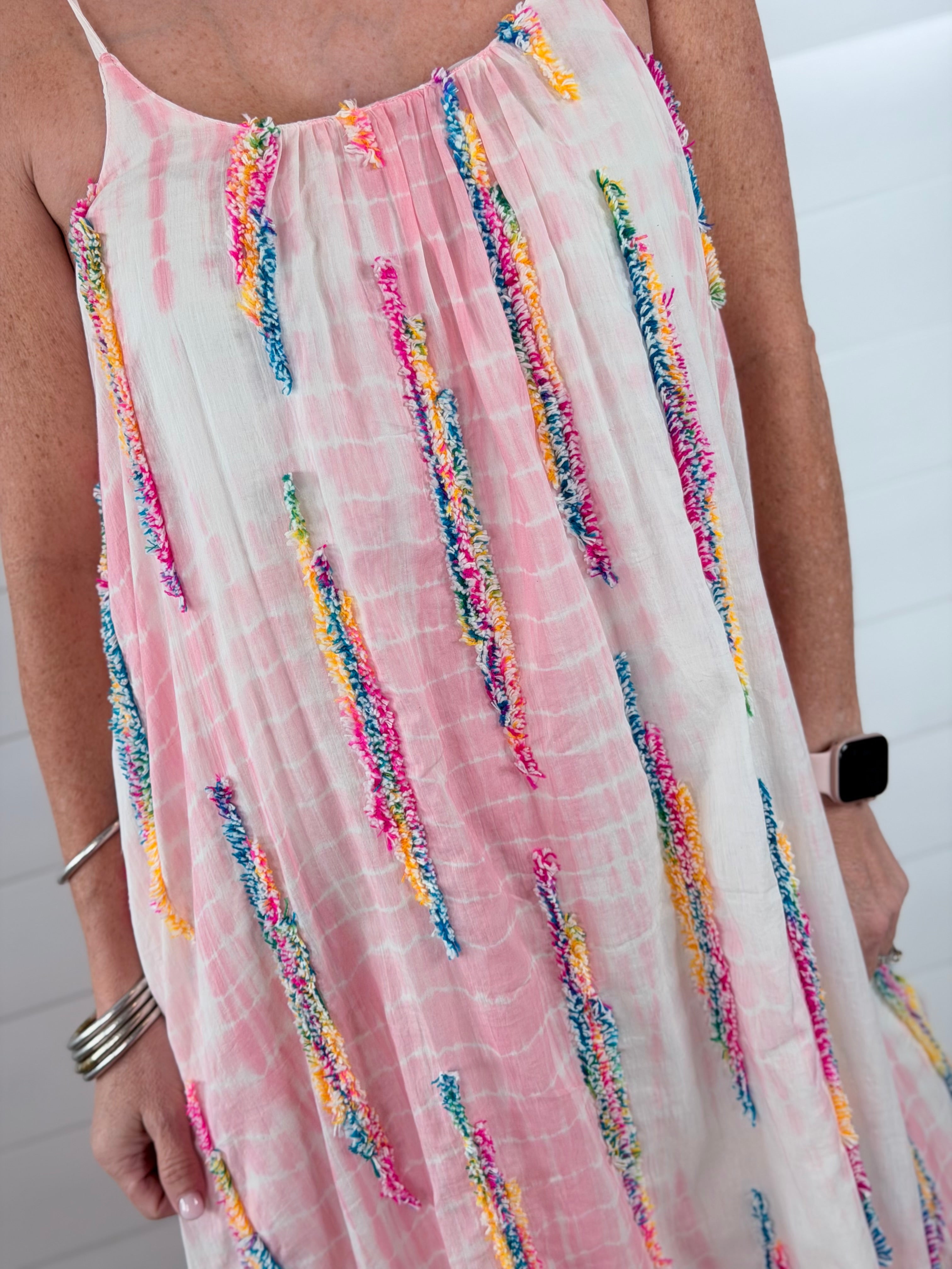 SUNSHINE AND TIE DYE DRESS