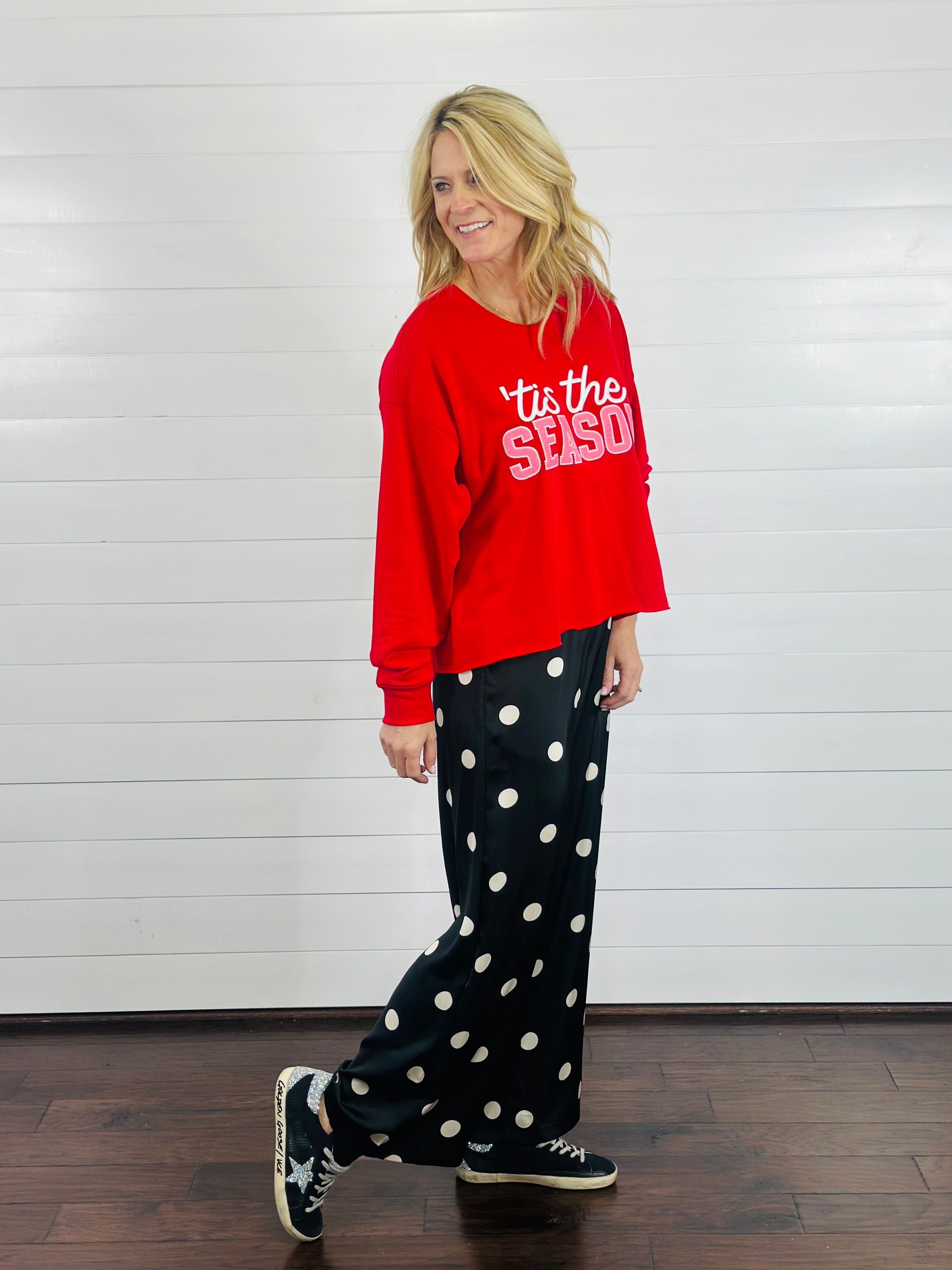 SATIN POLKA DOT PANT