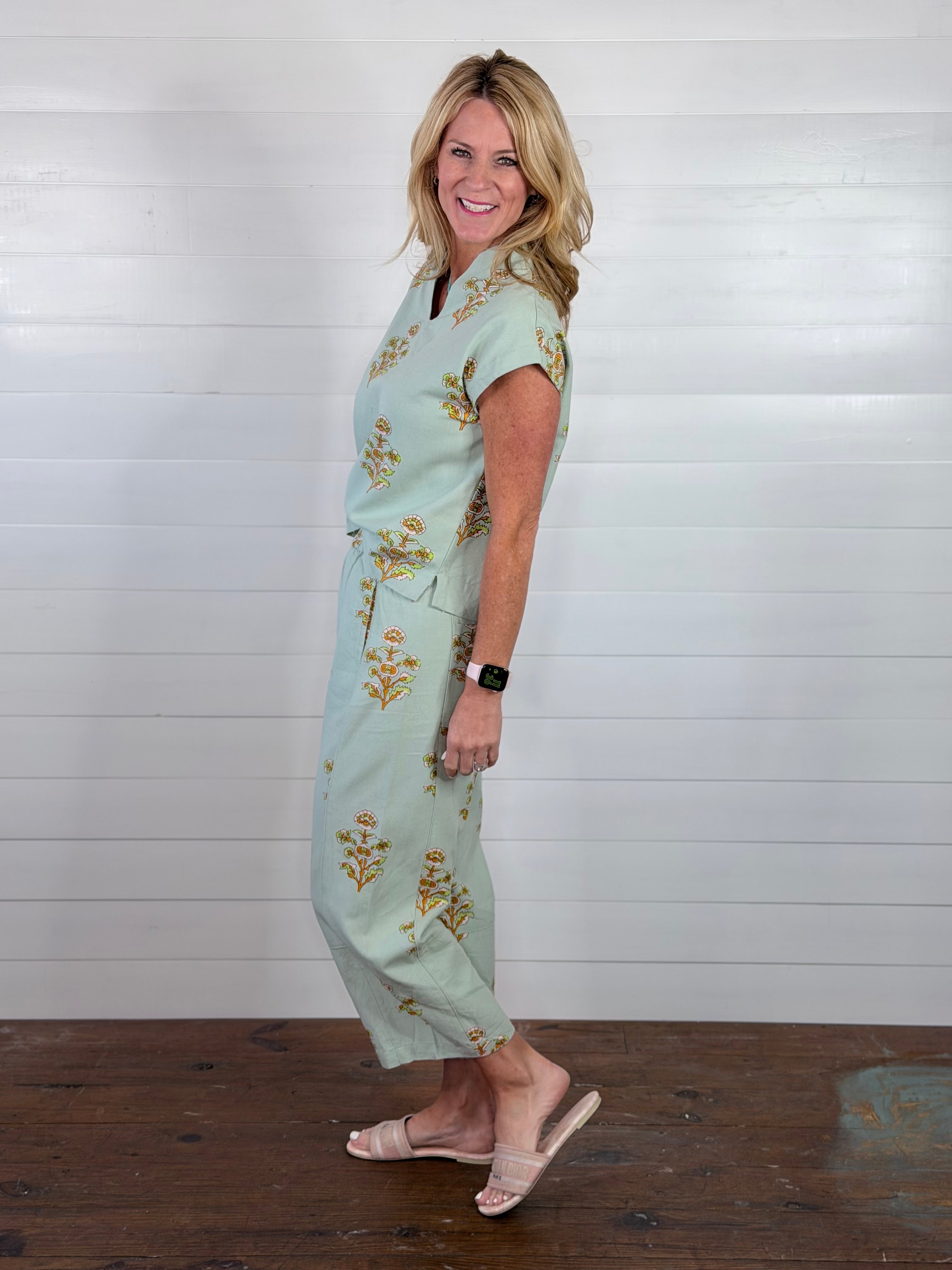 PRINT BARREL PANT BY IVY JANE
