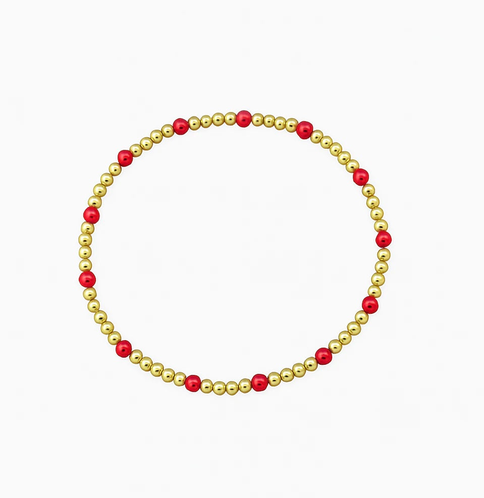 BUBBLY RED BRACELET-MEDIUM