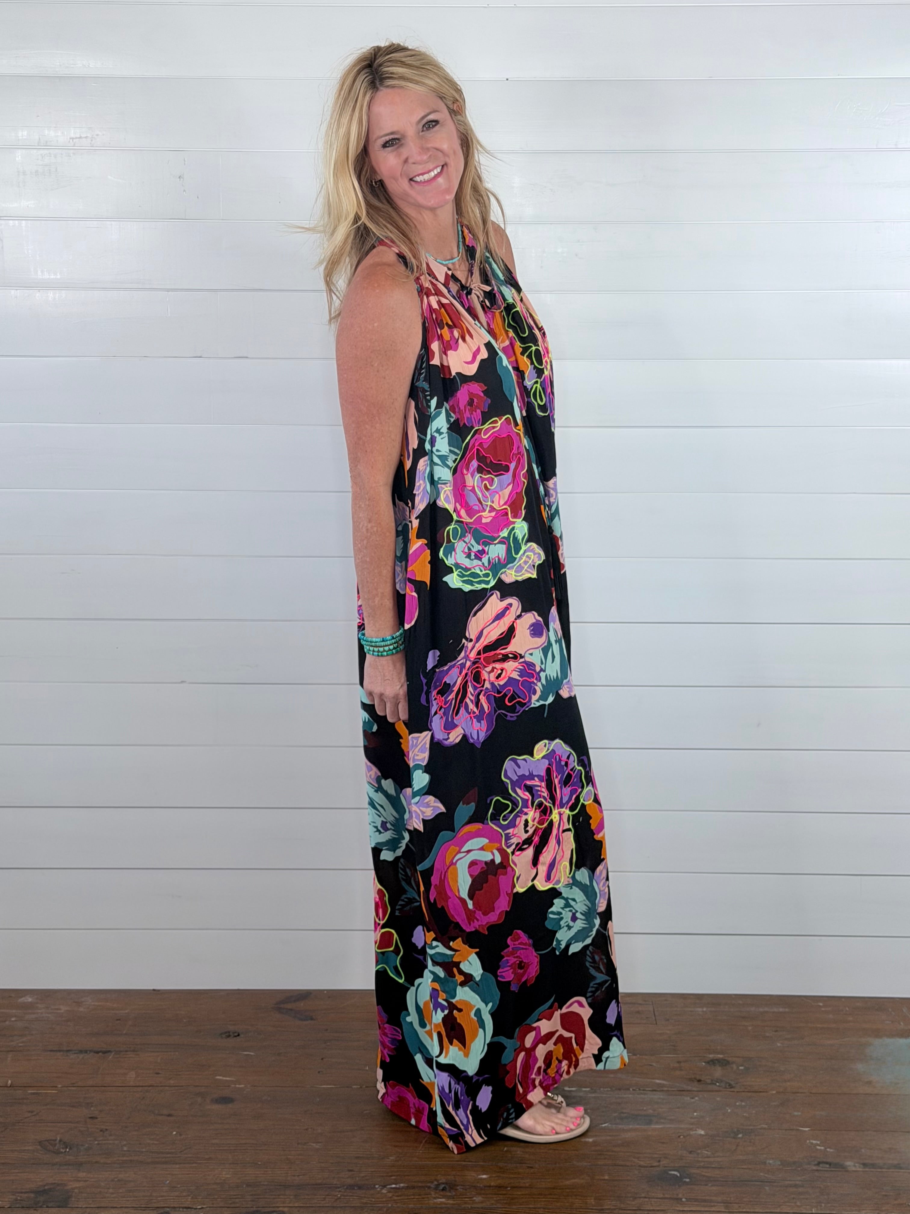 SYMPHONY ROMPER-BLACK