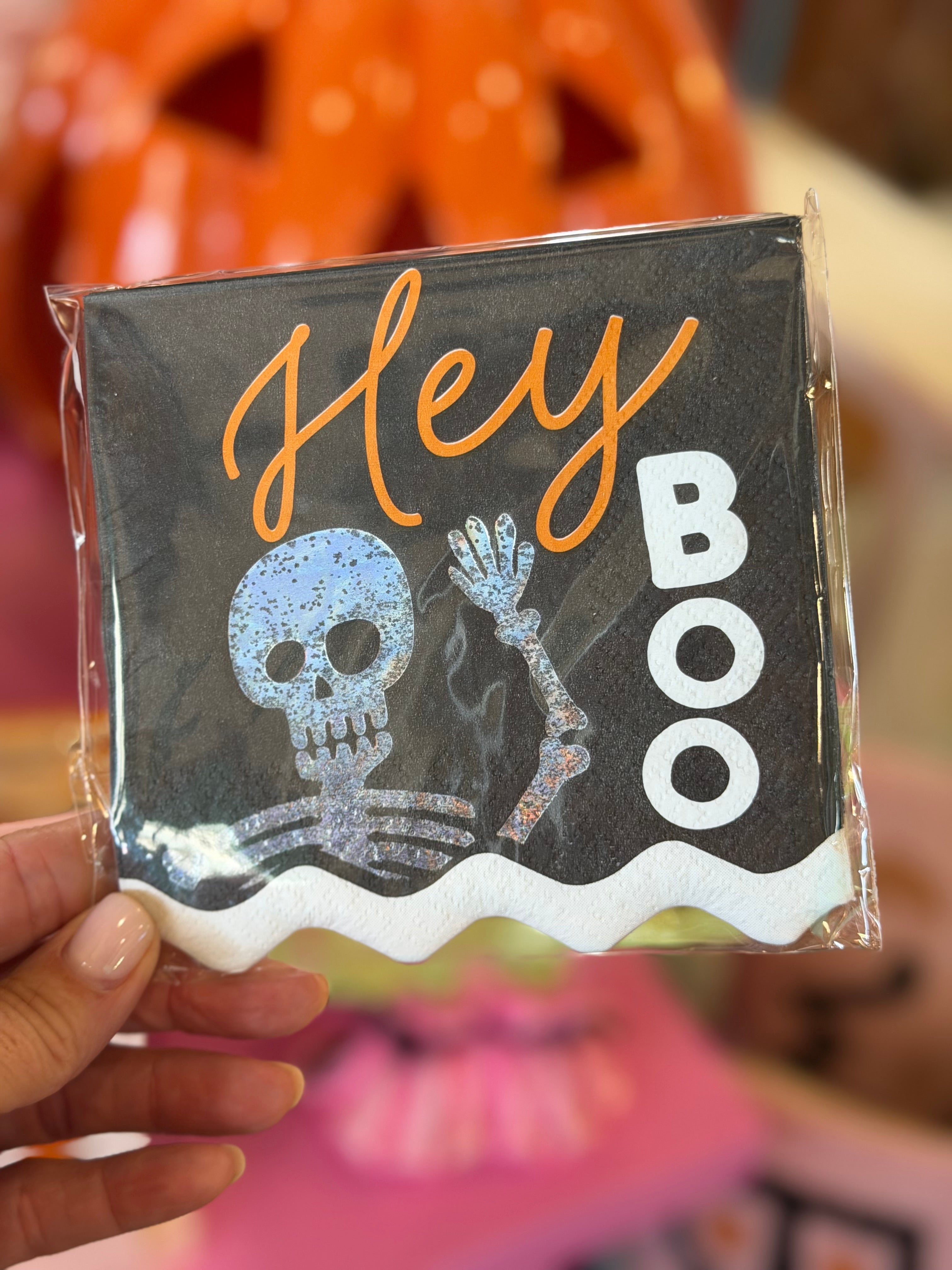 HEY BOO NAPKINS