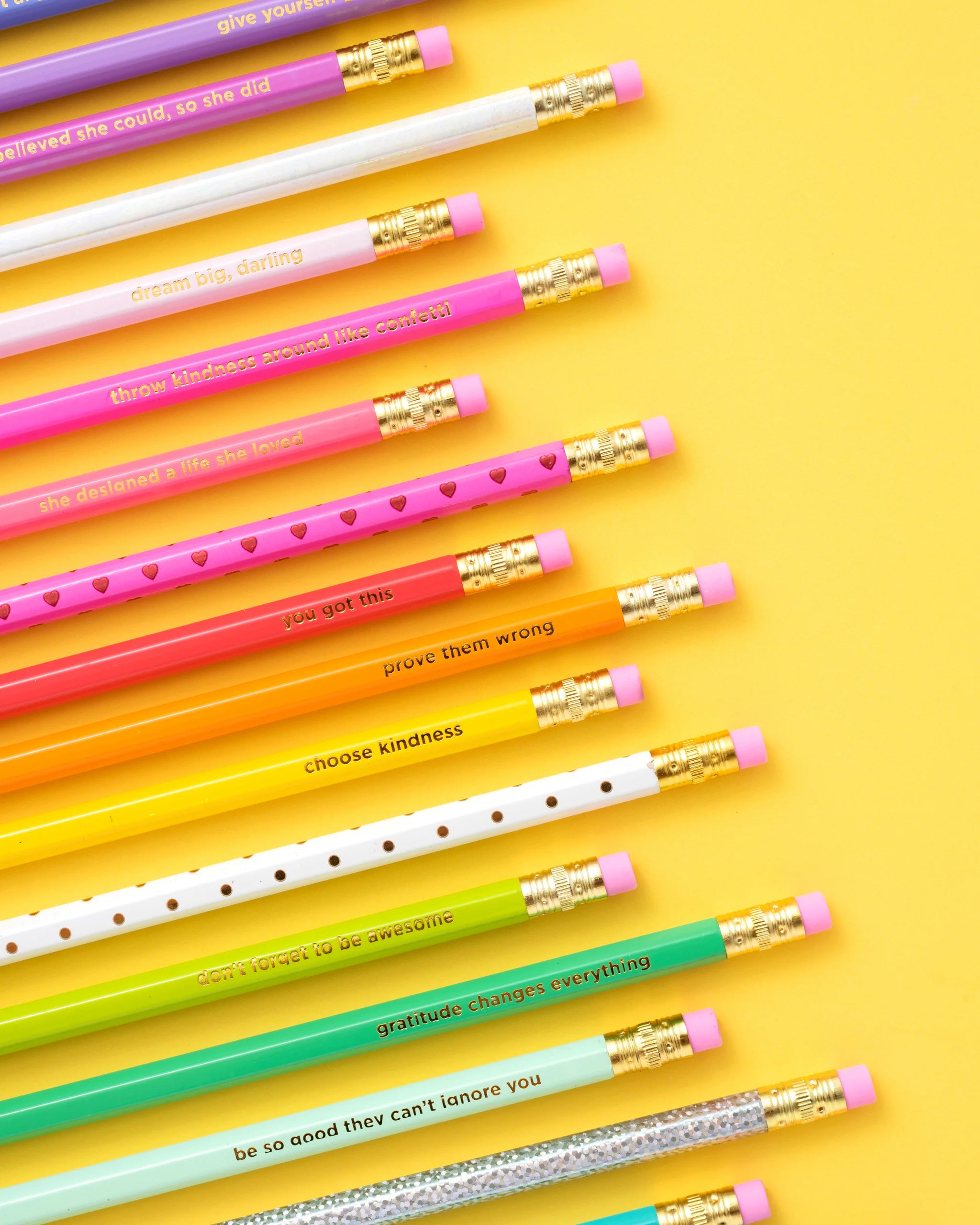 MOTIVATIONAL PENCIL SET