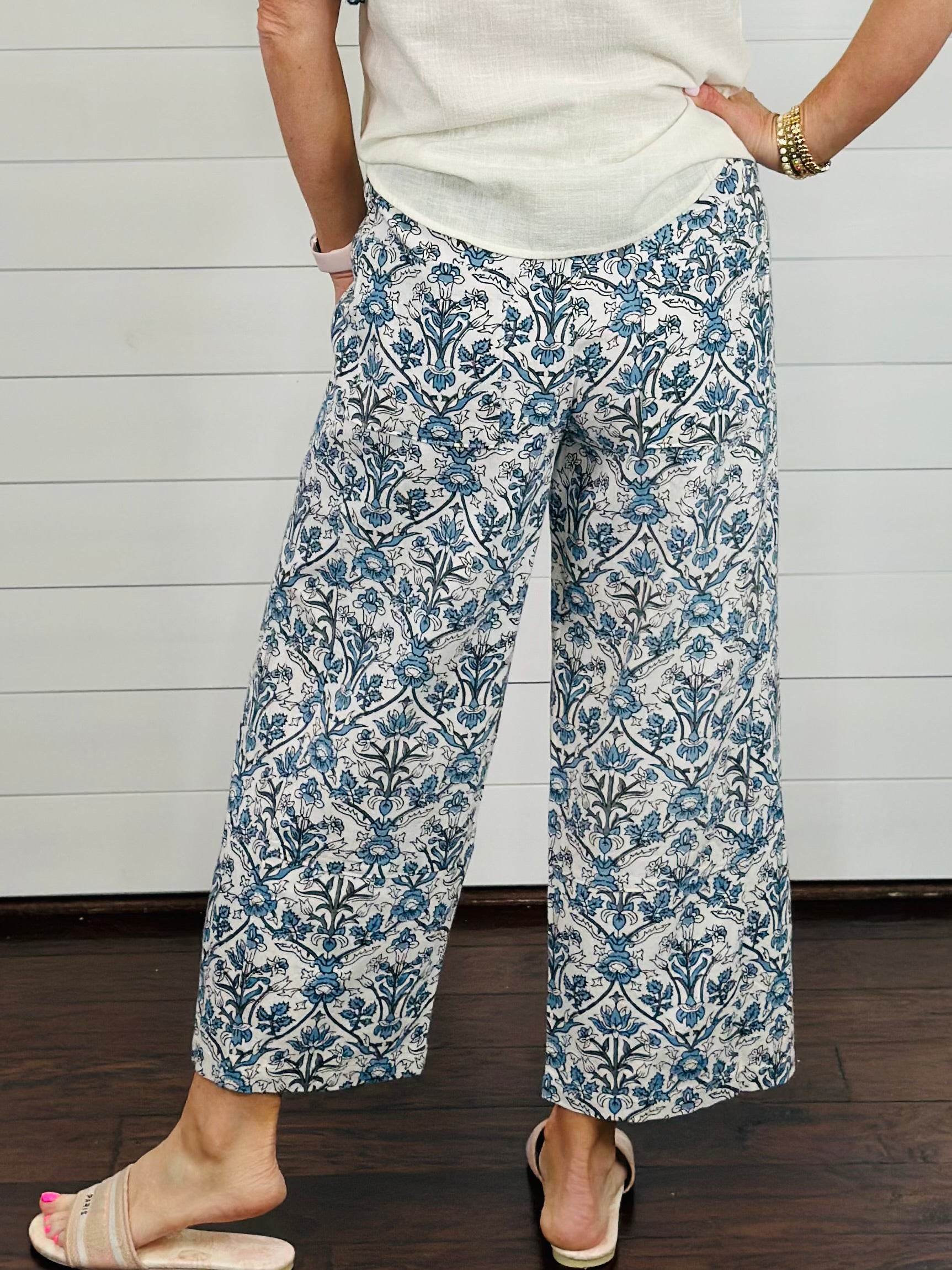TOILE BARREL PANT