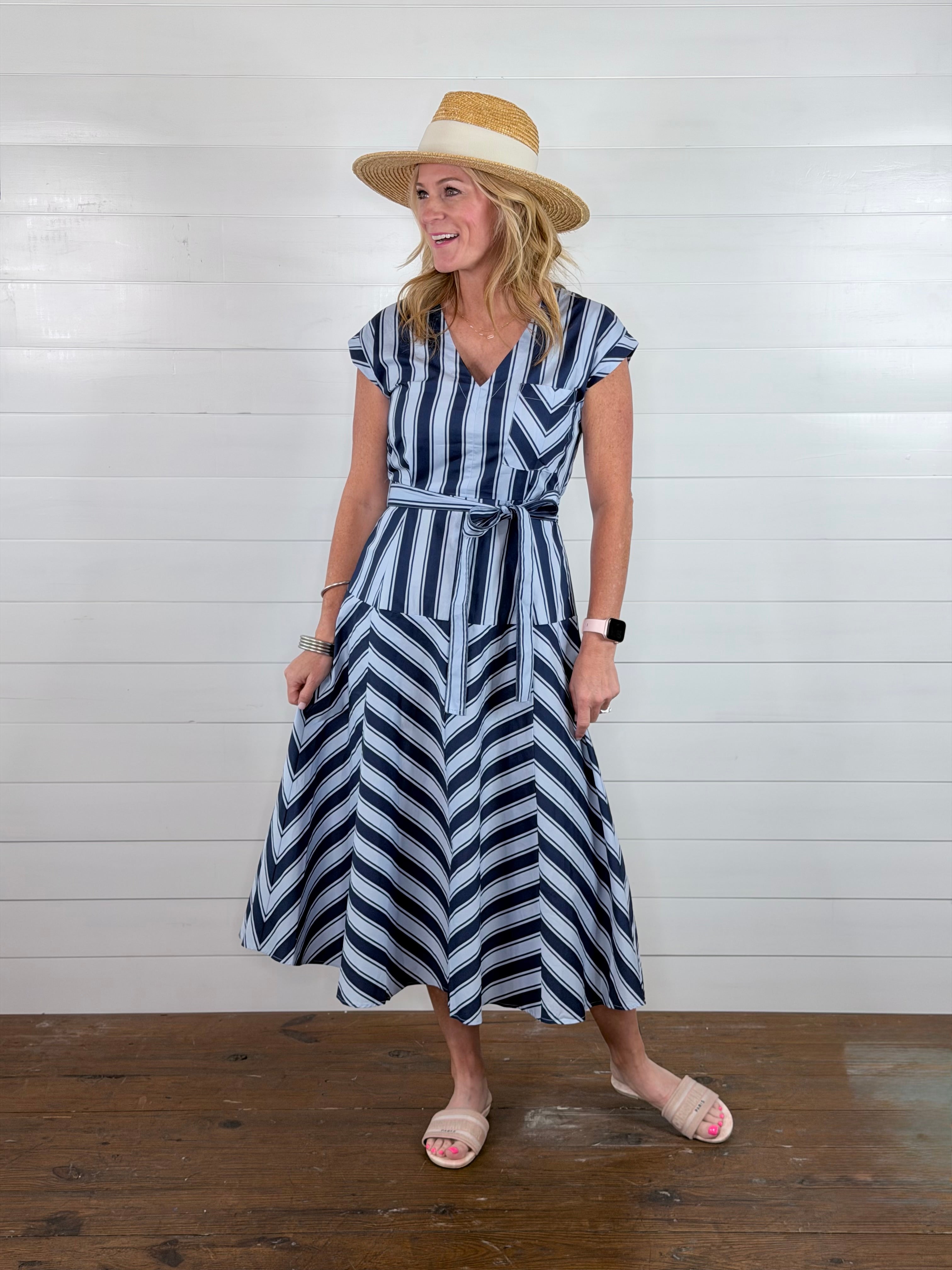 REESE STRIPED DRESS