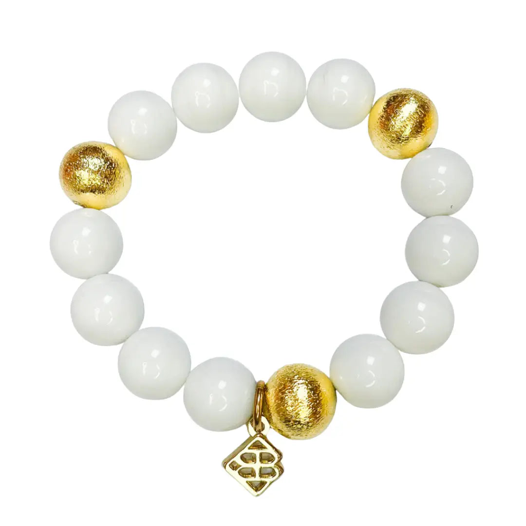 BRIANNA BRACELET-WHITE
