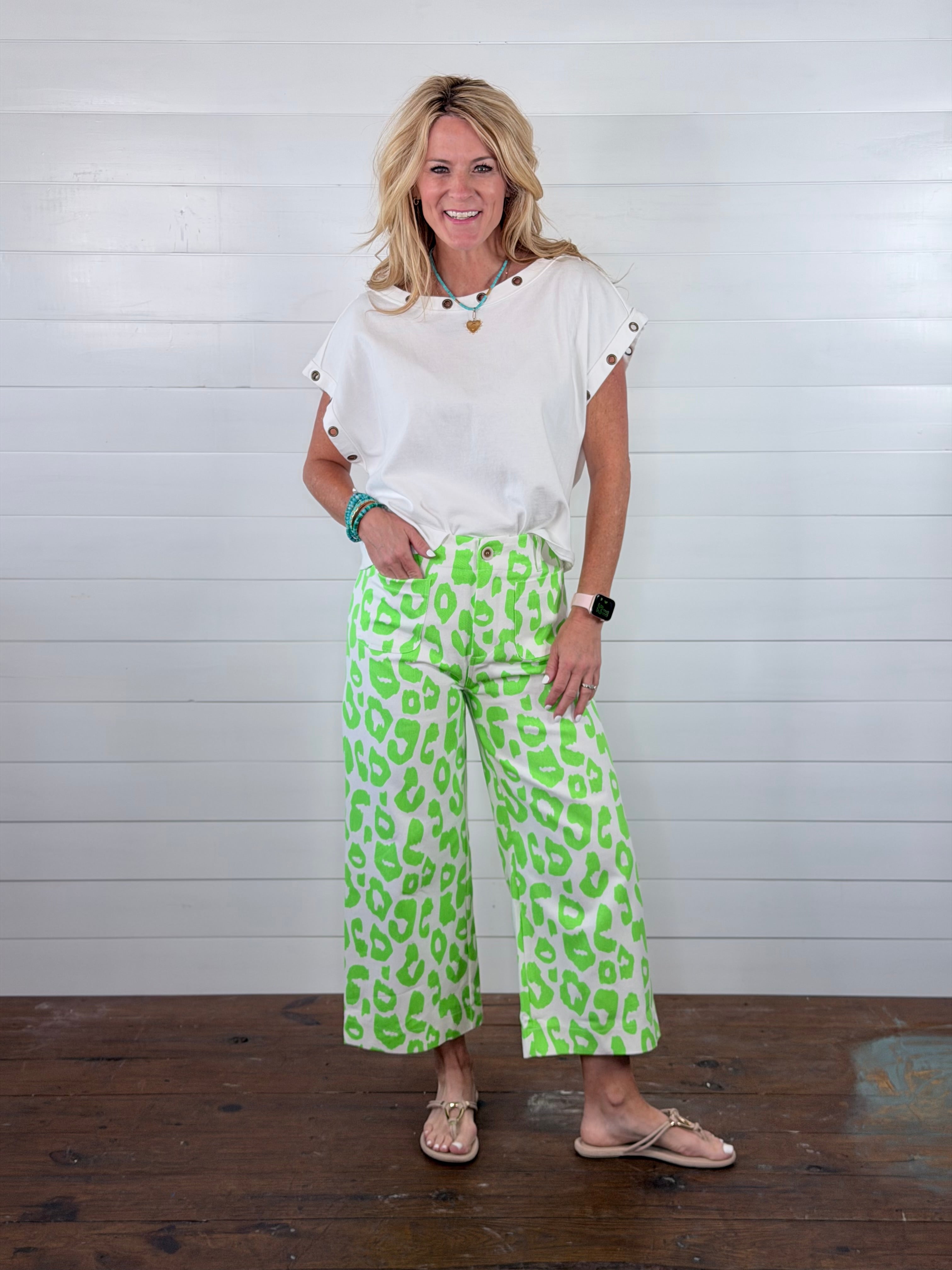 WILD ABOUT NEON CHEETAH PANTS