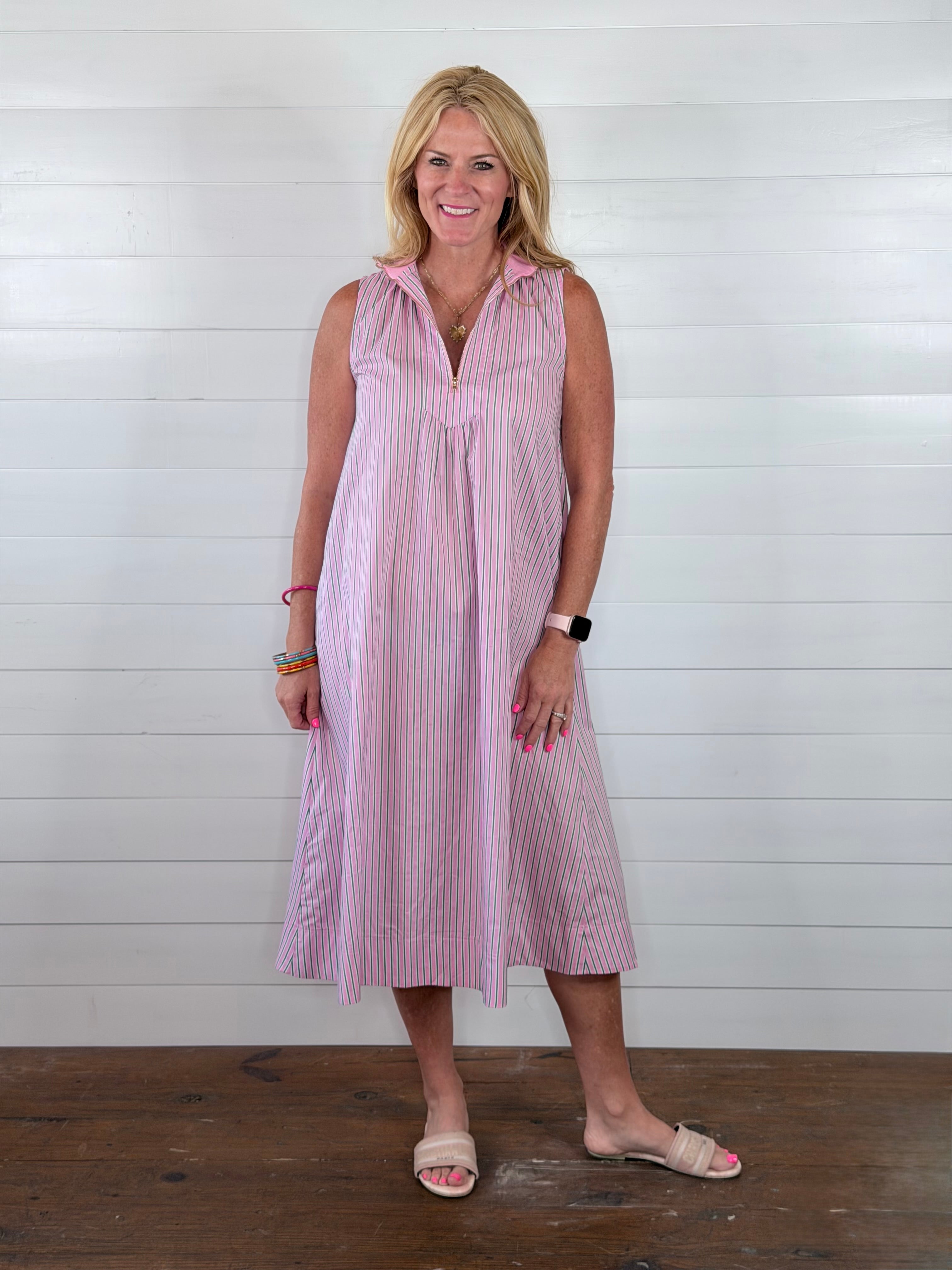 ELLIE STRIPED DRESS