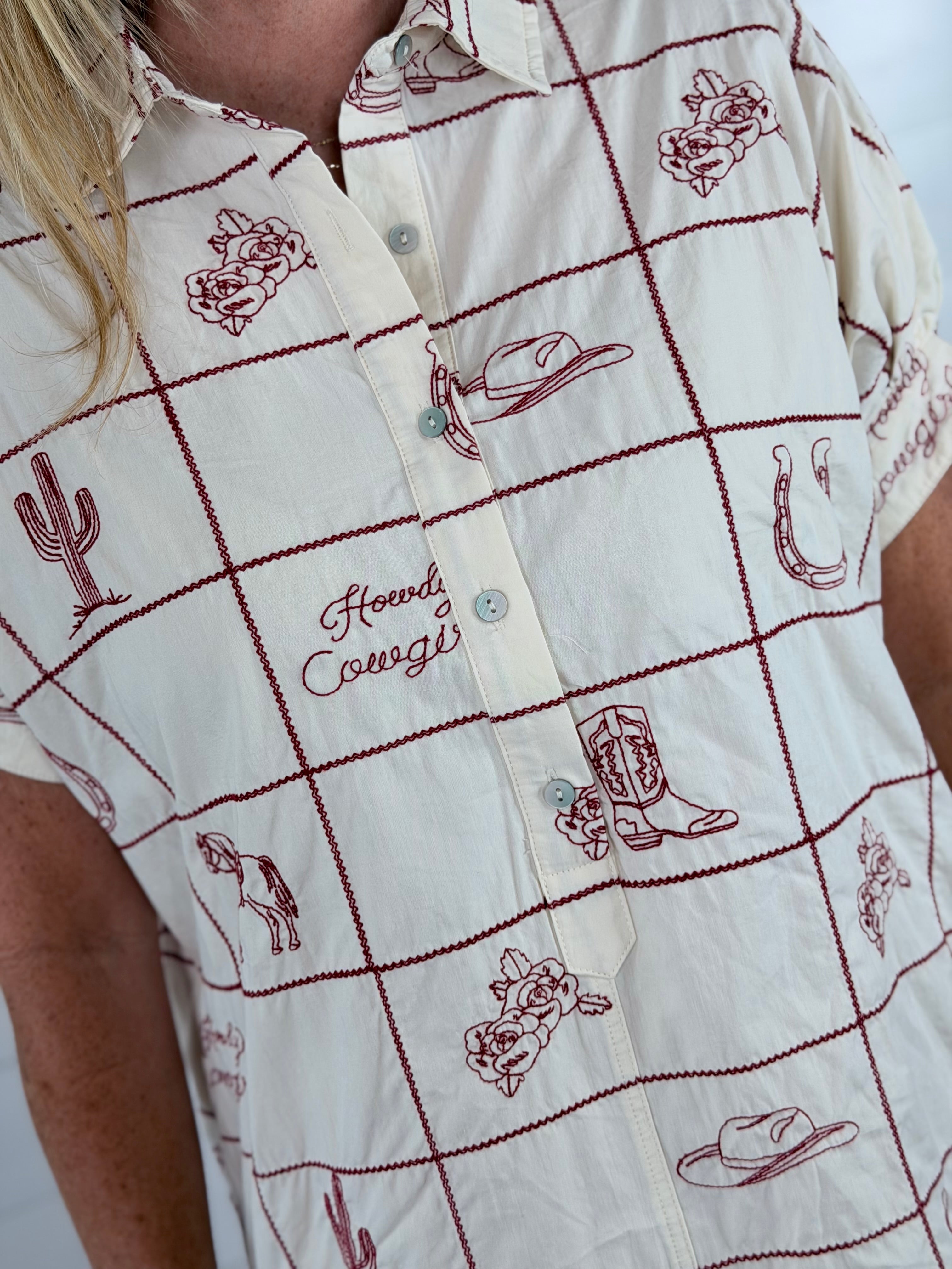 HOWDY SHIRT DRESS