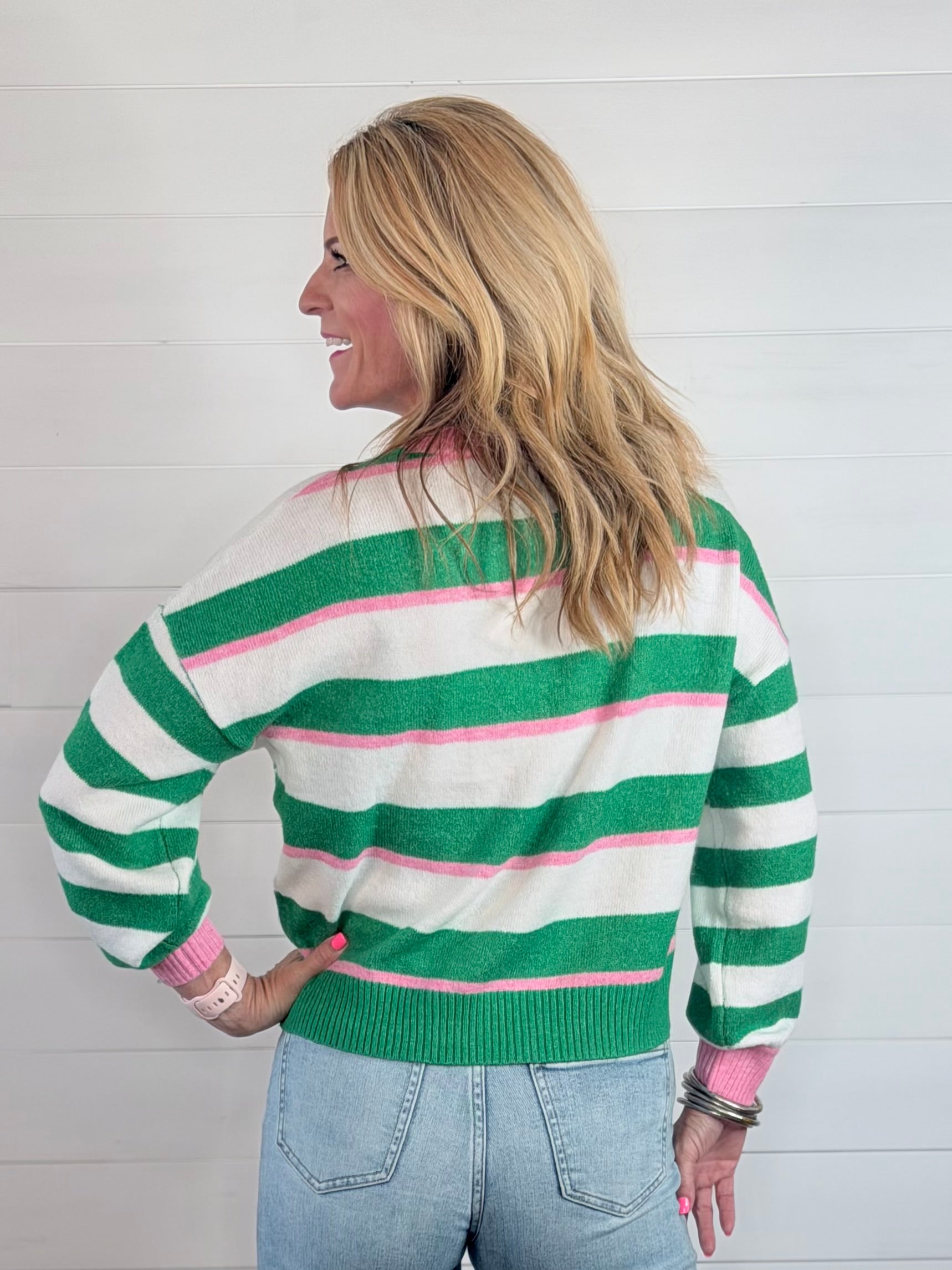 JOLLY STRIPE SWEATER