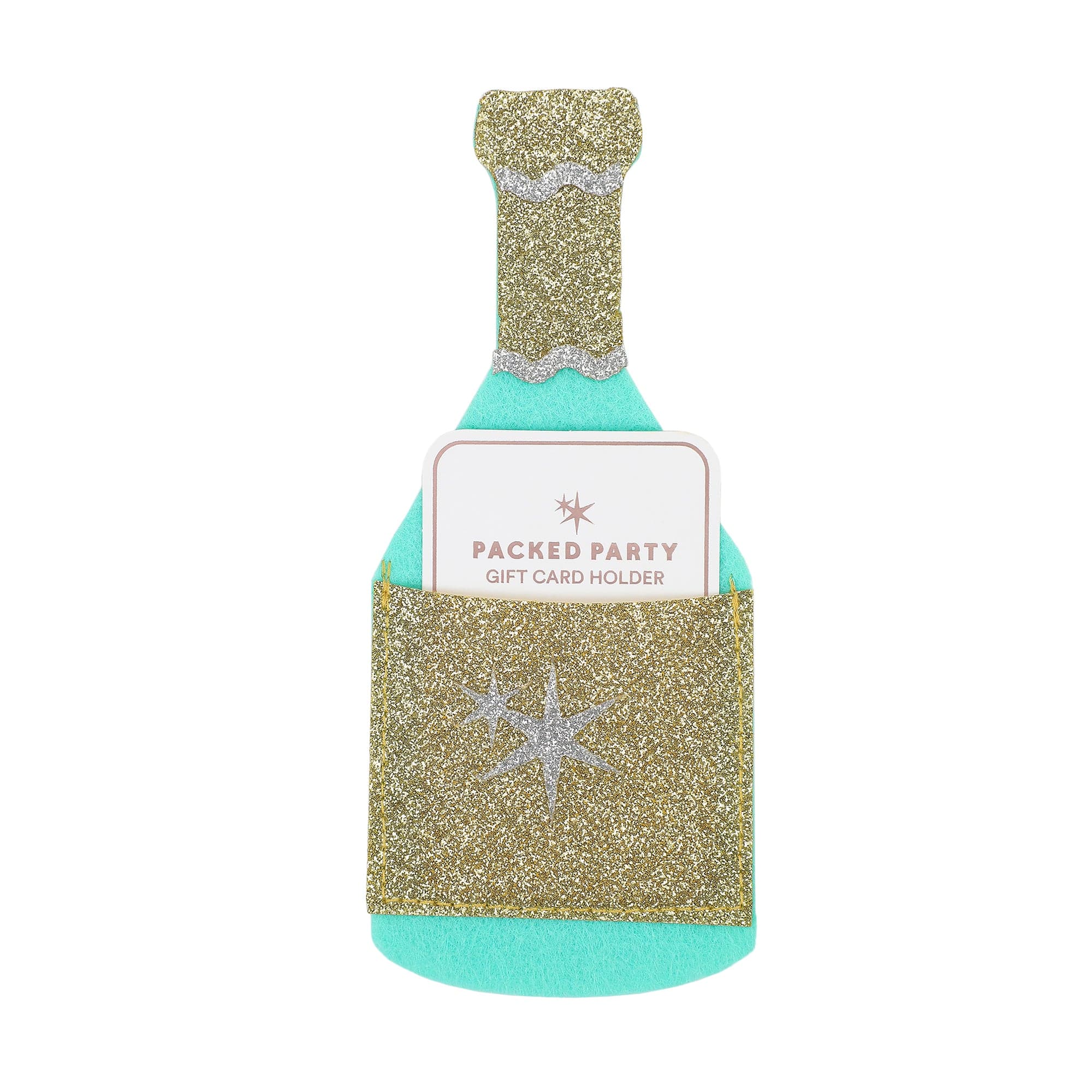 CHAMPAGNE GIFT CARD HOLDER