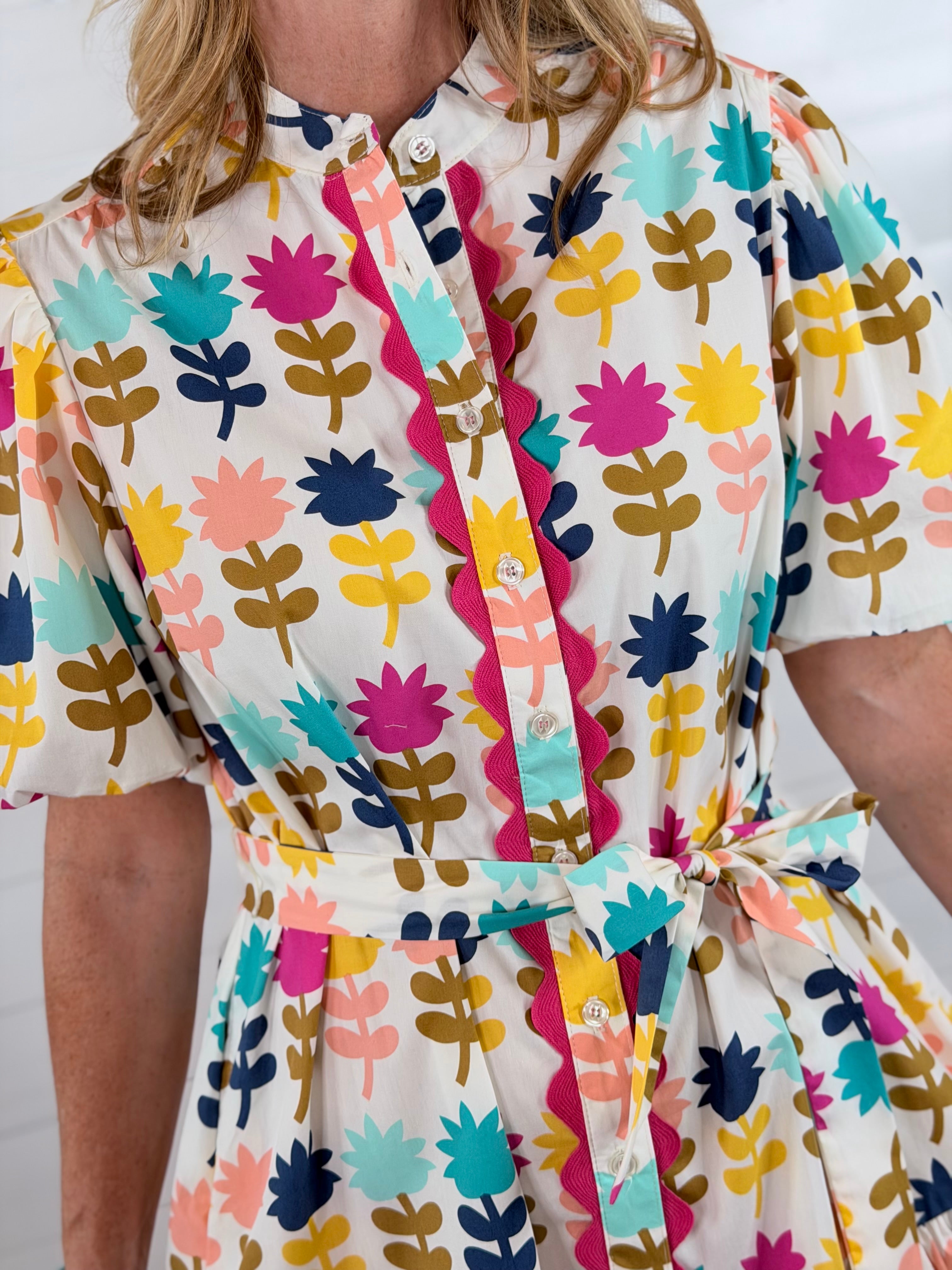 TULIPS IN A ROW DRESS