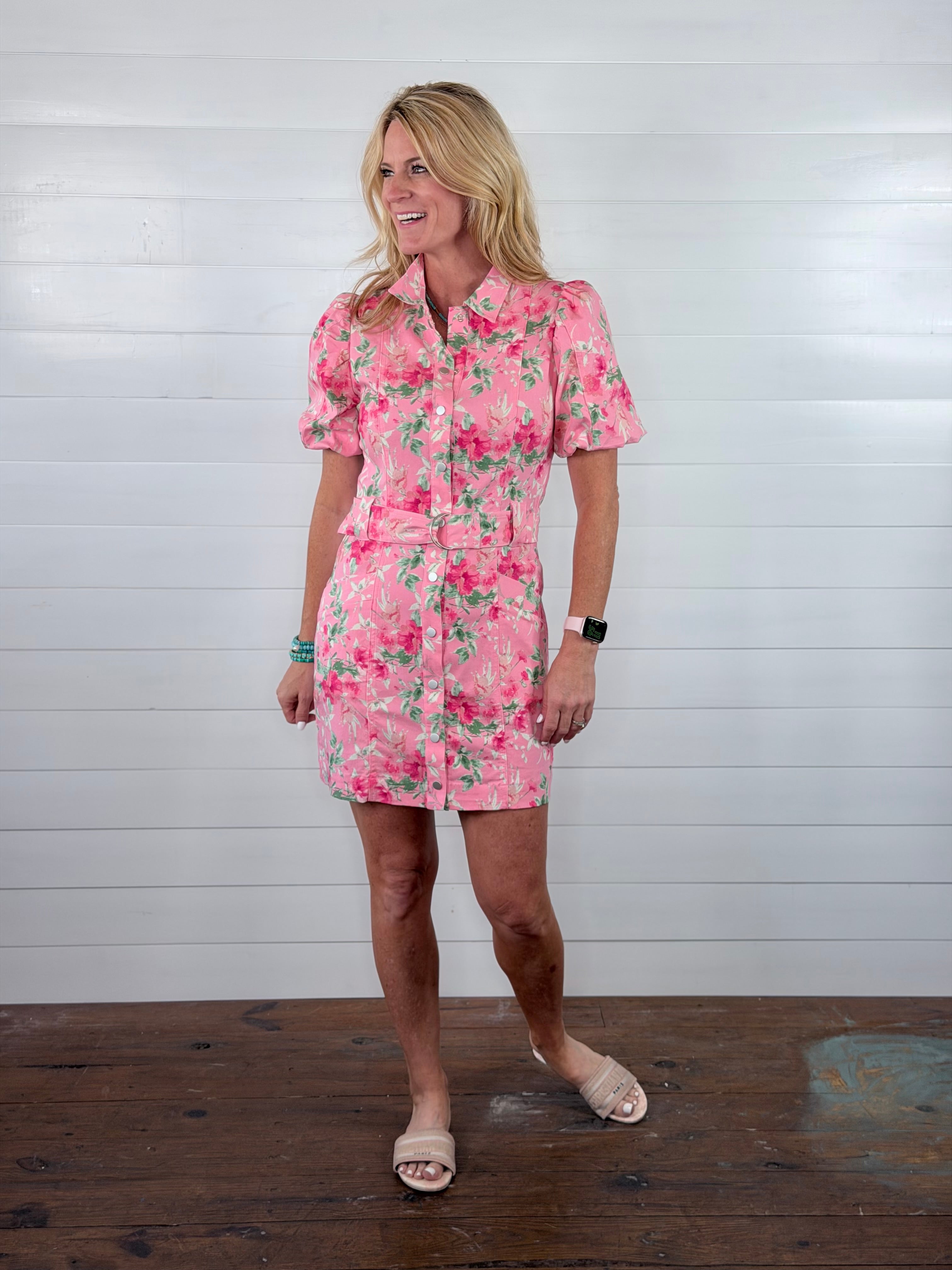 FLIRTY IN FLORALS DRESS