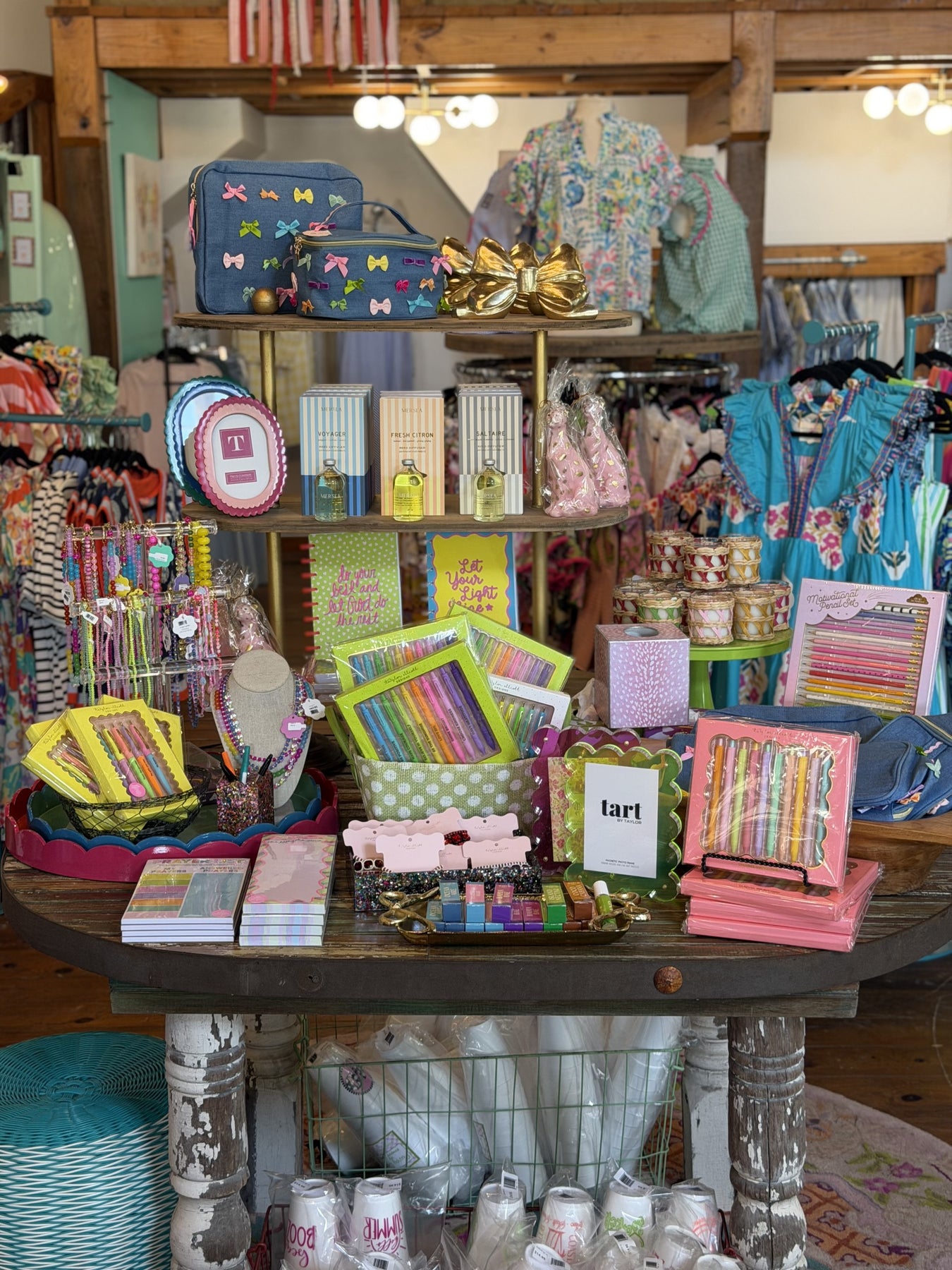 PENS, NOTEPADS, NECKLACES, TRAVEL BAGS BY TAYLOR ELLIOTT DESIGNS